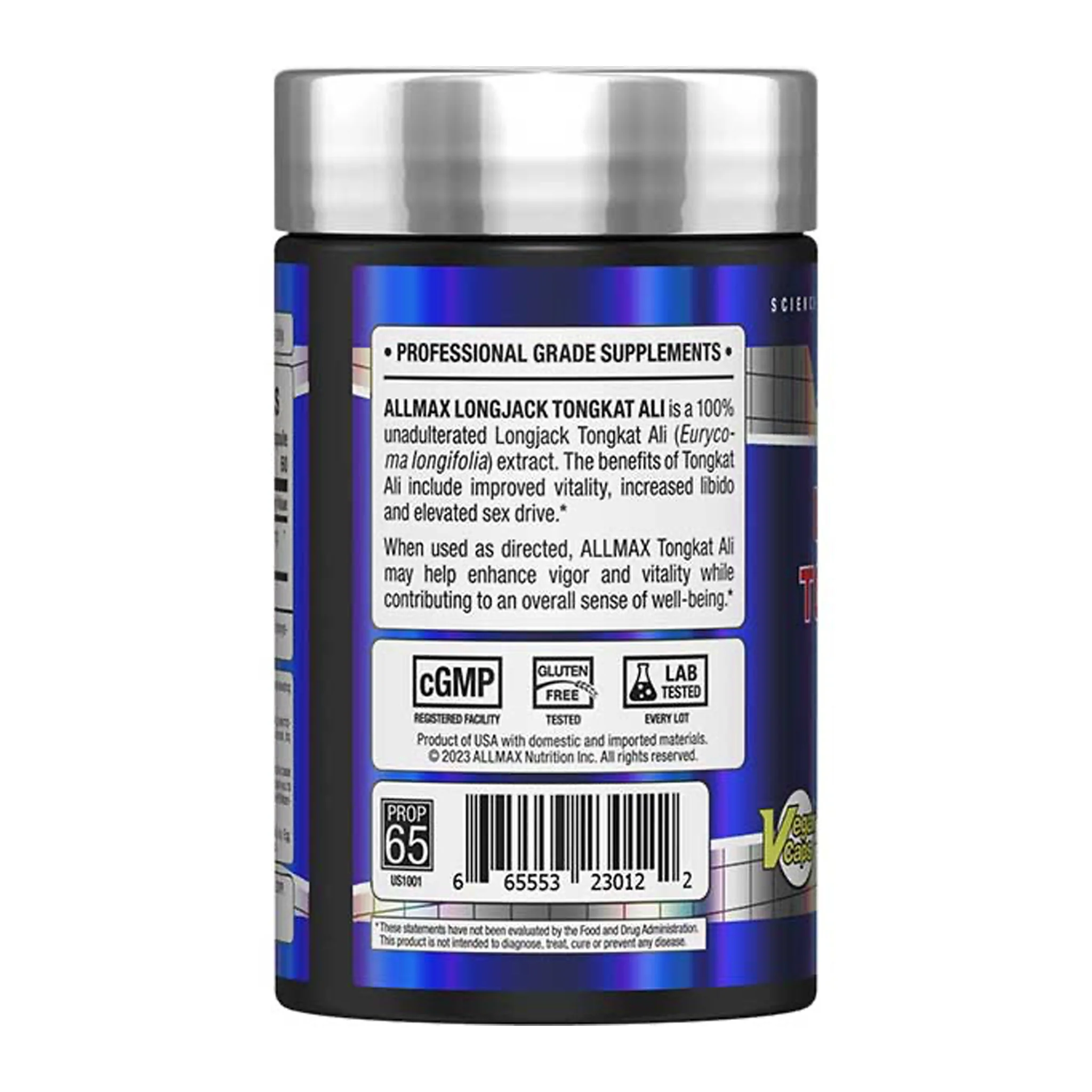Allmax Longjack Tongkat Ali (60 Caps) - Image 2