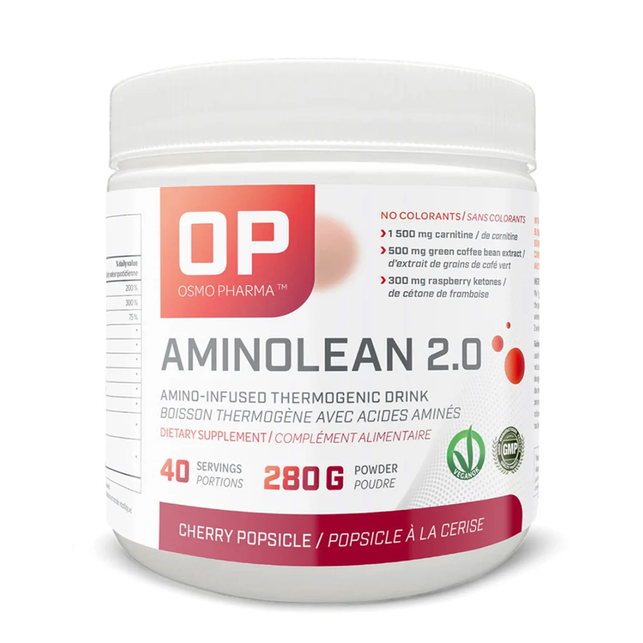 Osmo Pharma Aminolean Thermogenic Burner  (40 Servs) - Image 5