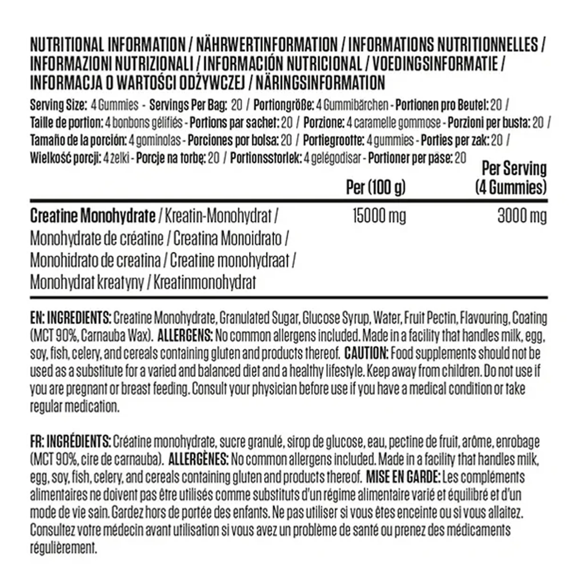 Applied Nutrition Creatine Gummies (80 Gummies) - Image 2
