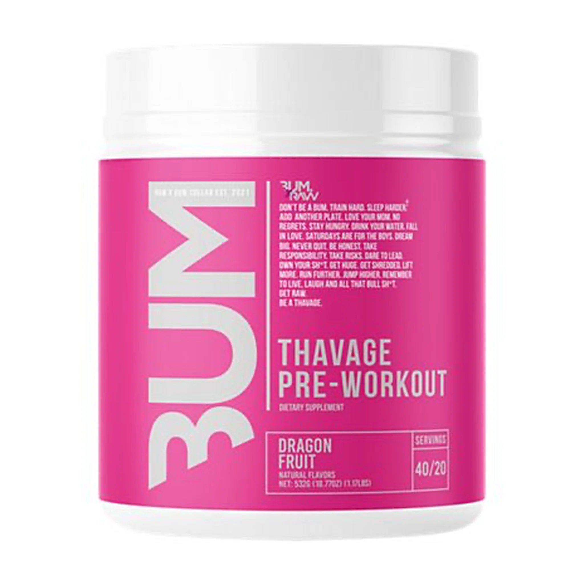 Cbum Thavage Pre-Workout (40 Servs) - Image 7