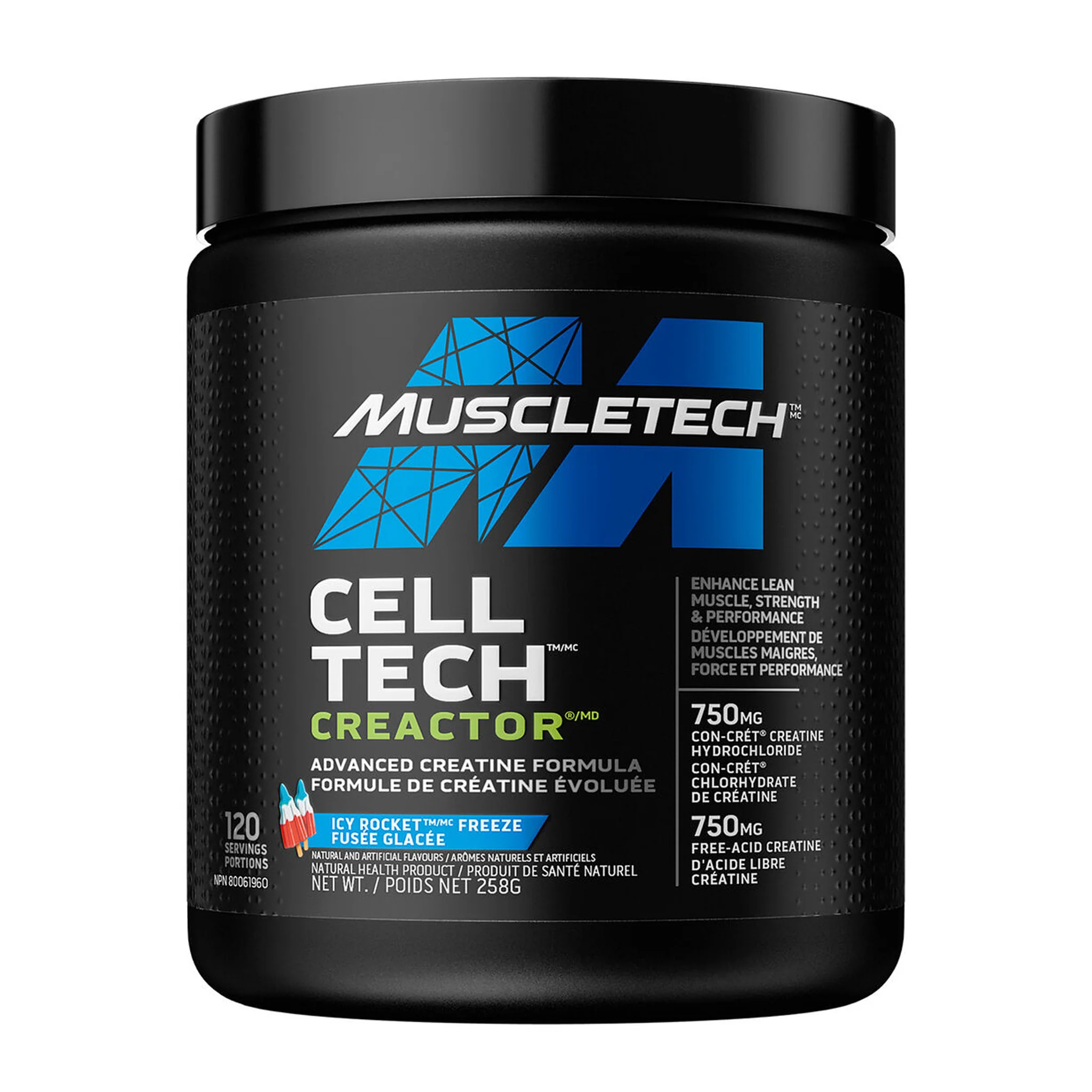 MuscleTech Cell-Tech Creactor Creatine Hydrochloride  (120 Servs)