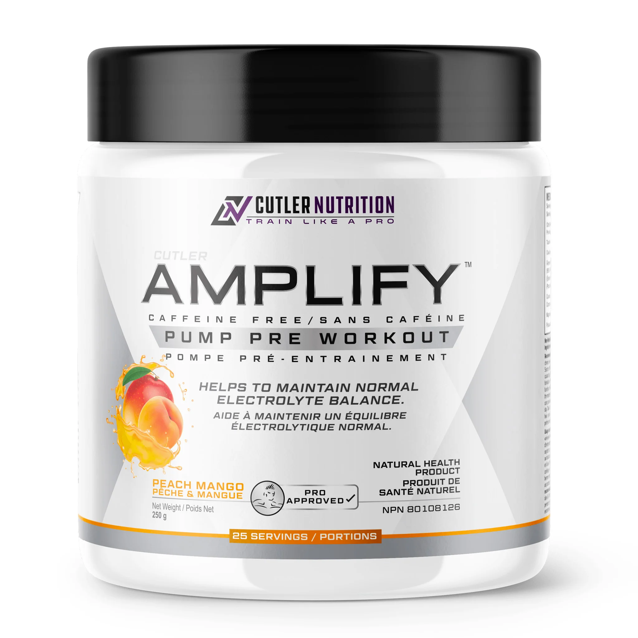 Cutler Nutrition Amplify Stimulant-Free Pre-Workout (25 Servs)