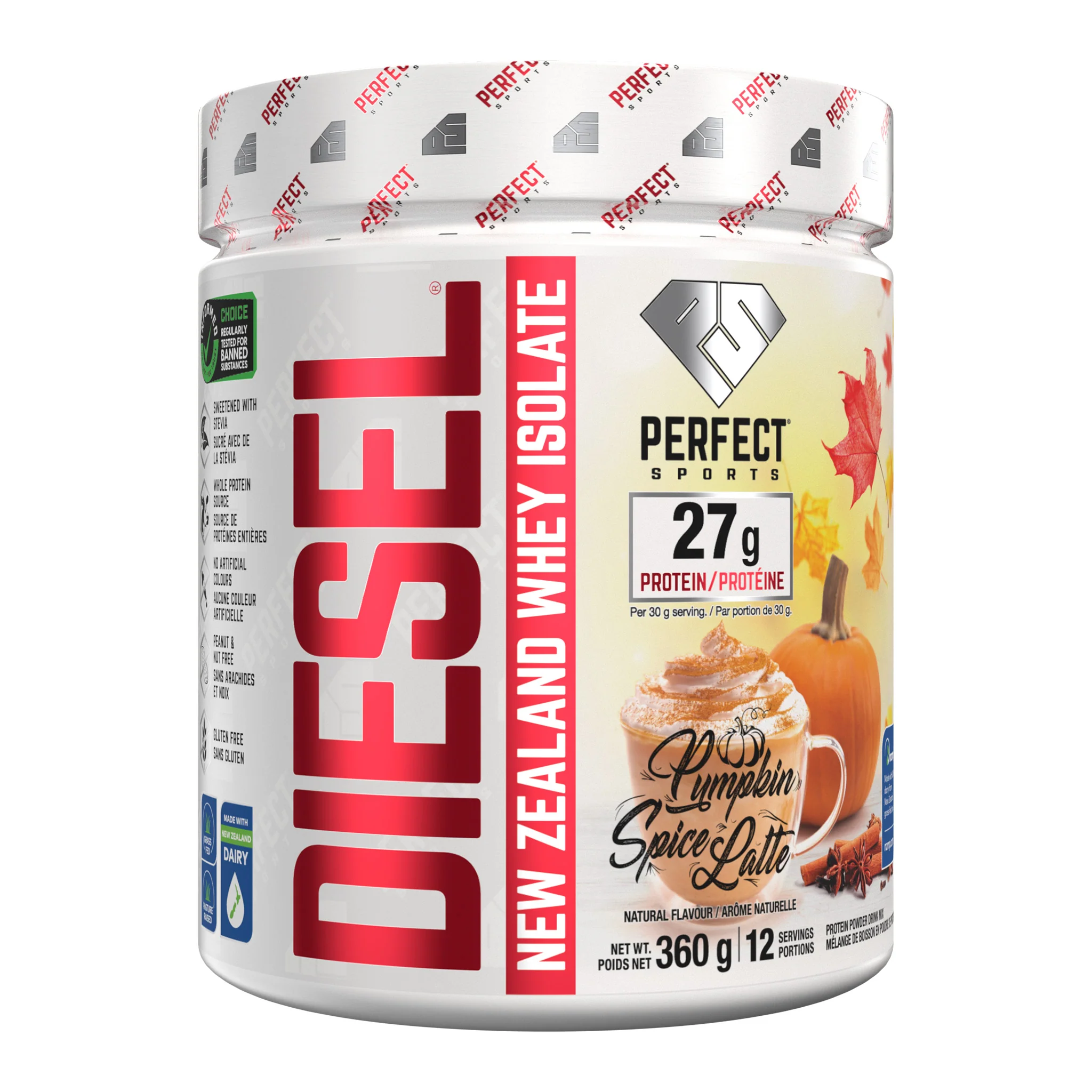 Perfect Sports Diesel New Zealand Whey Protein Isolate (360g) - Image 3
