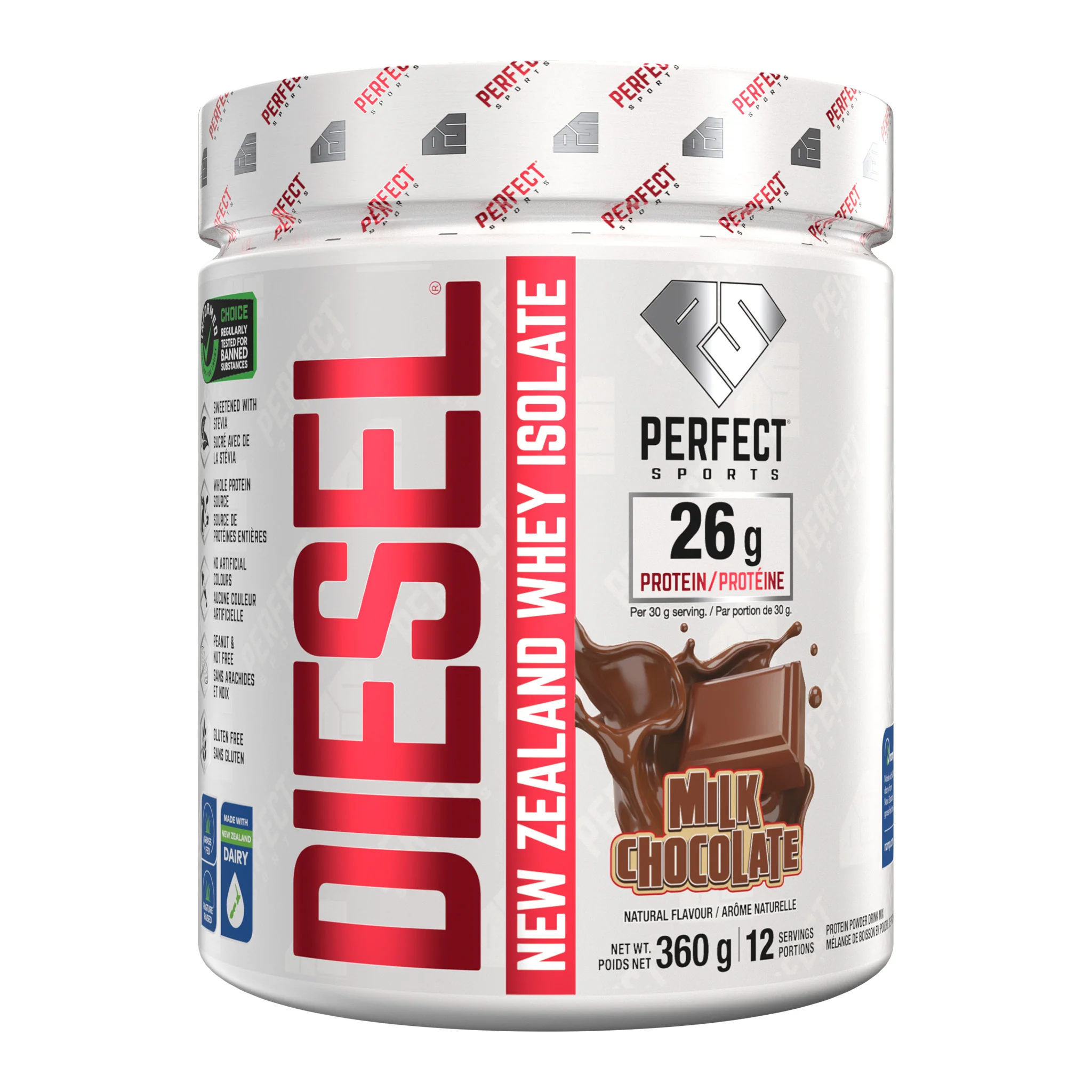 Perfect Sports Diesel New Zealand Whey Protein Isolate (360g) - Image 4