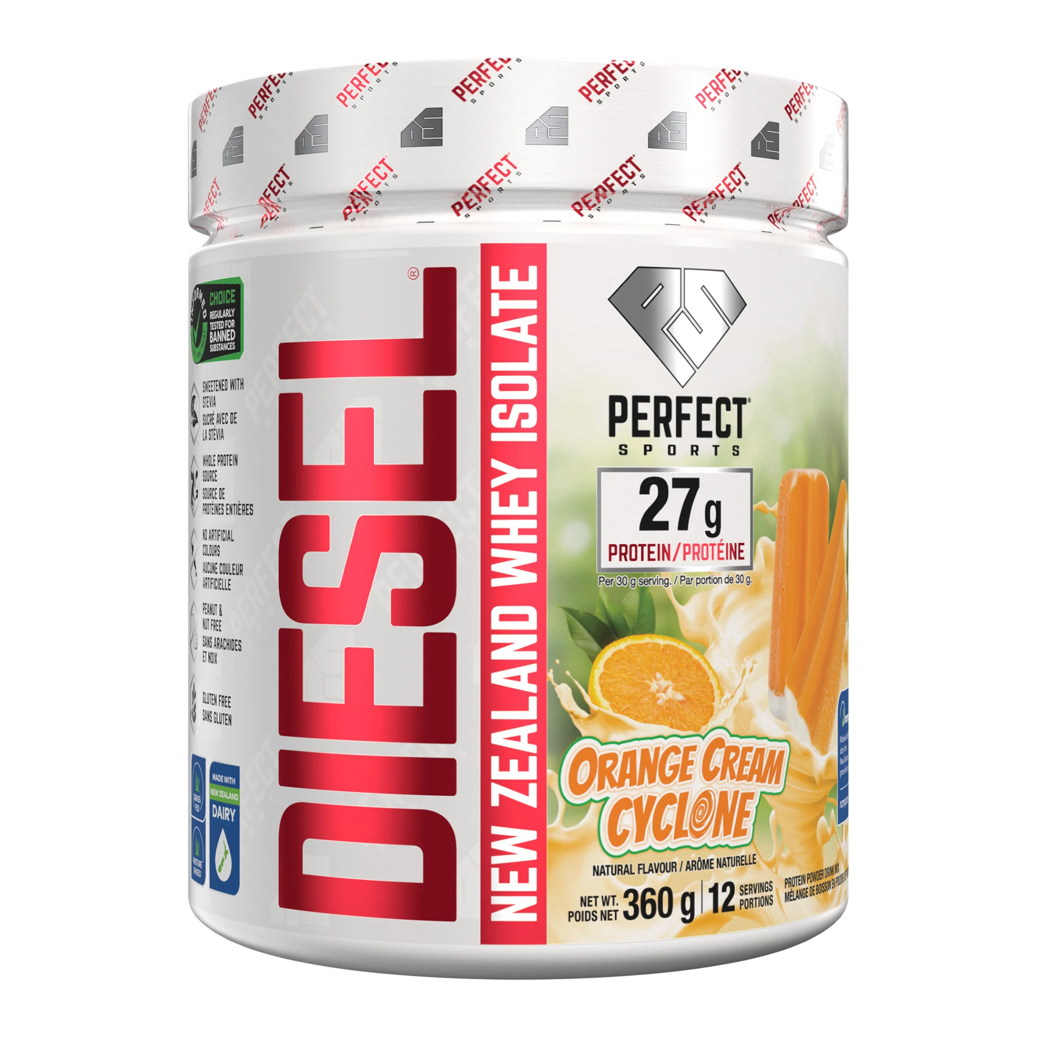 Perfect Sports Diesel New Zealand Whey Protein Isolate (360g) - Image 5
