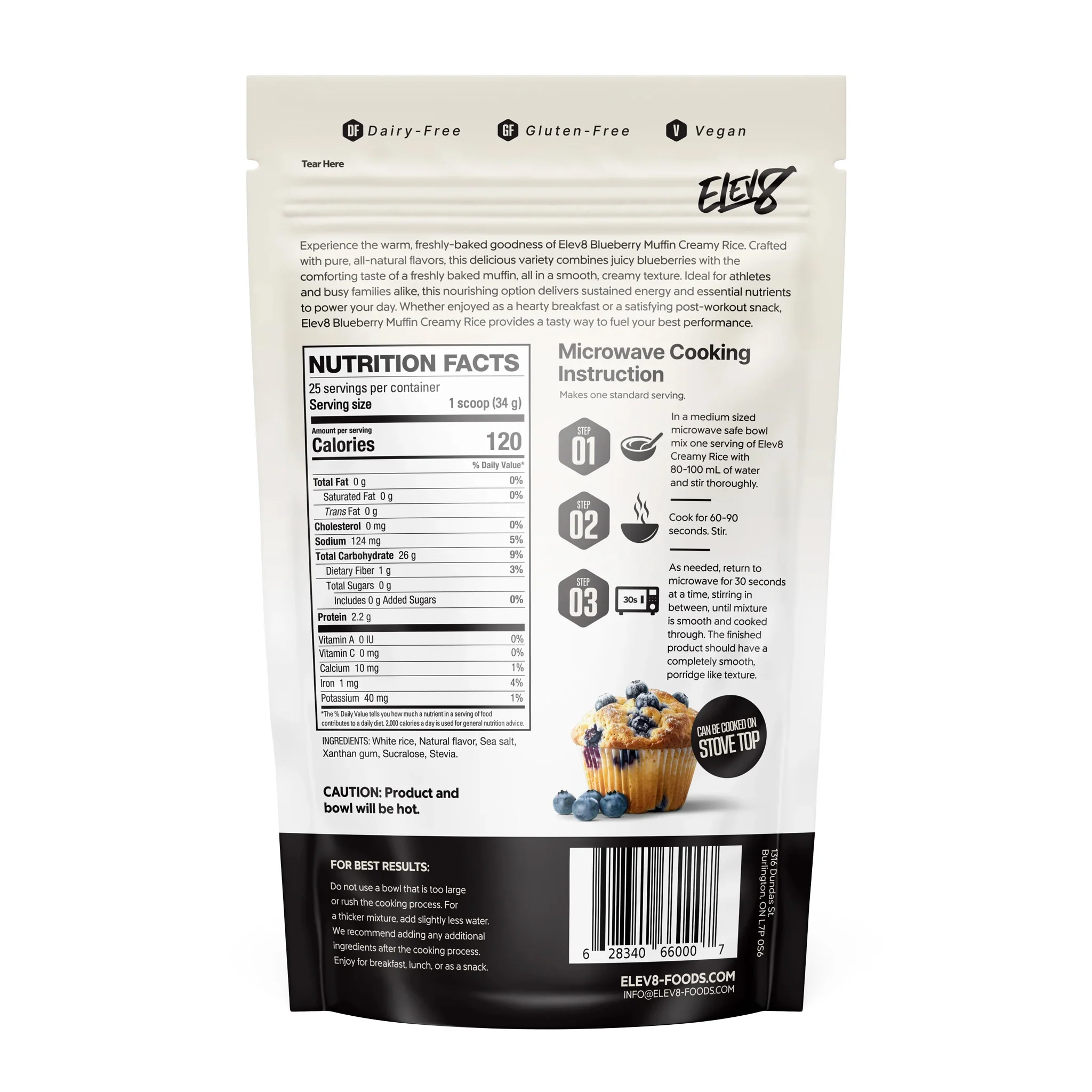 Elev8 Creamy Rice (925g) - Image 4
