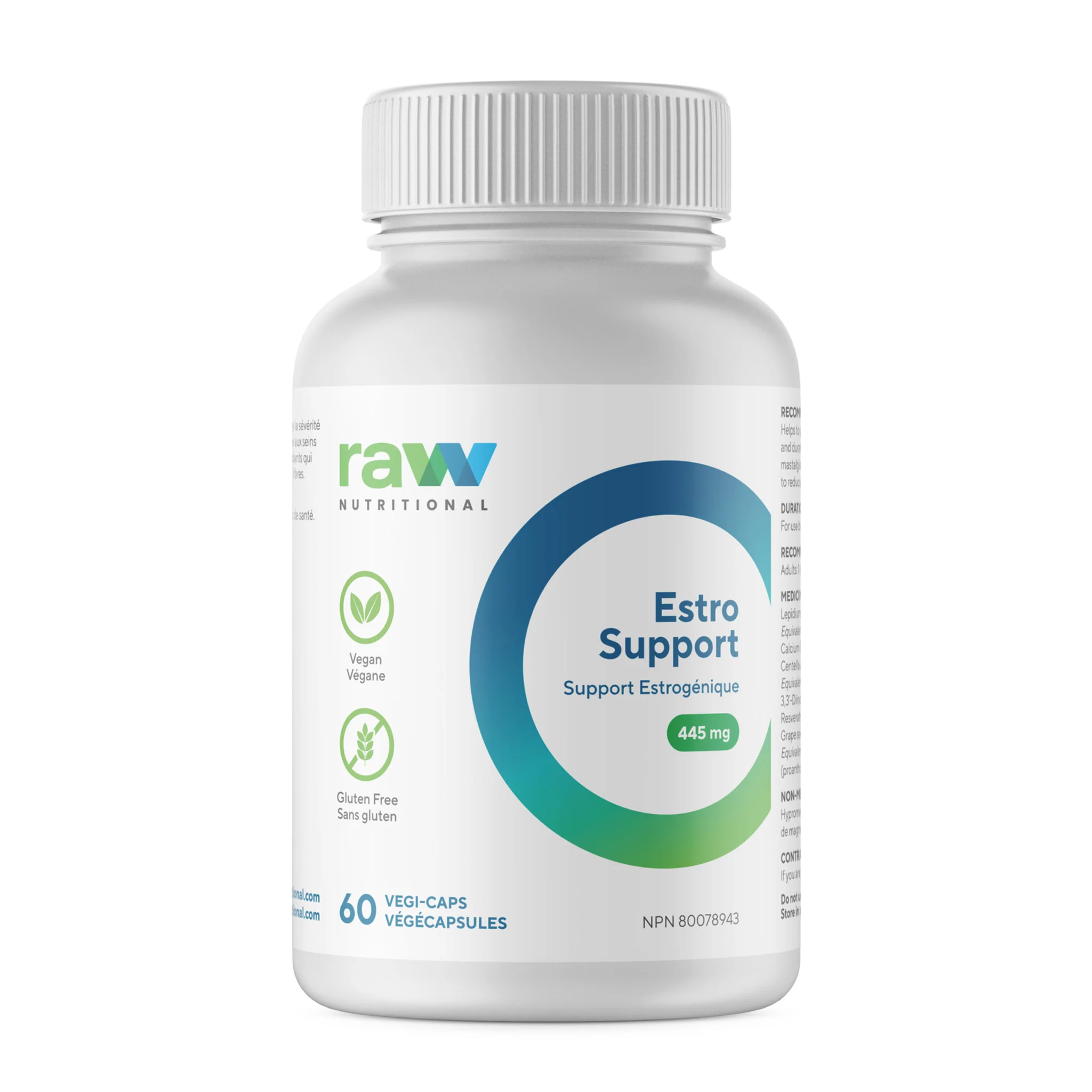 Raw Nutritional Estro Support (60 Caps)