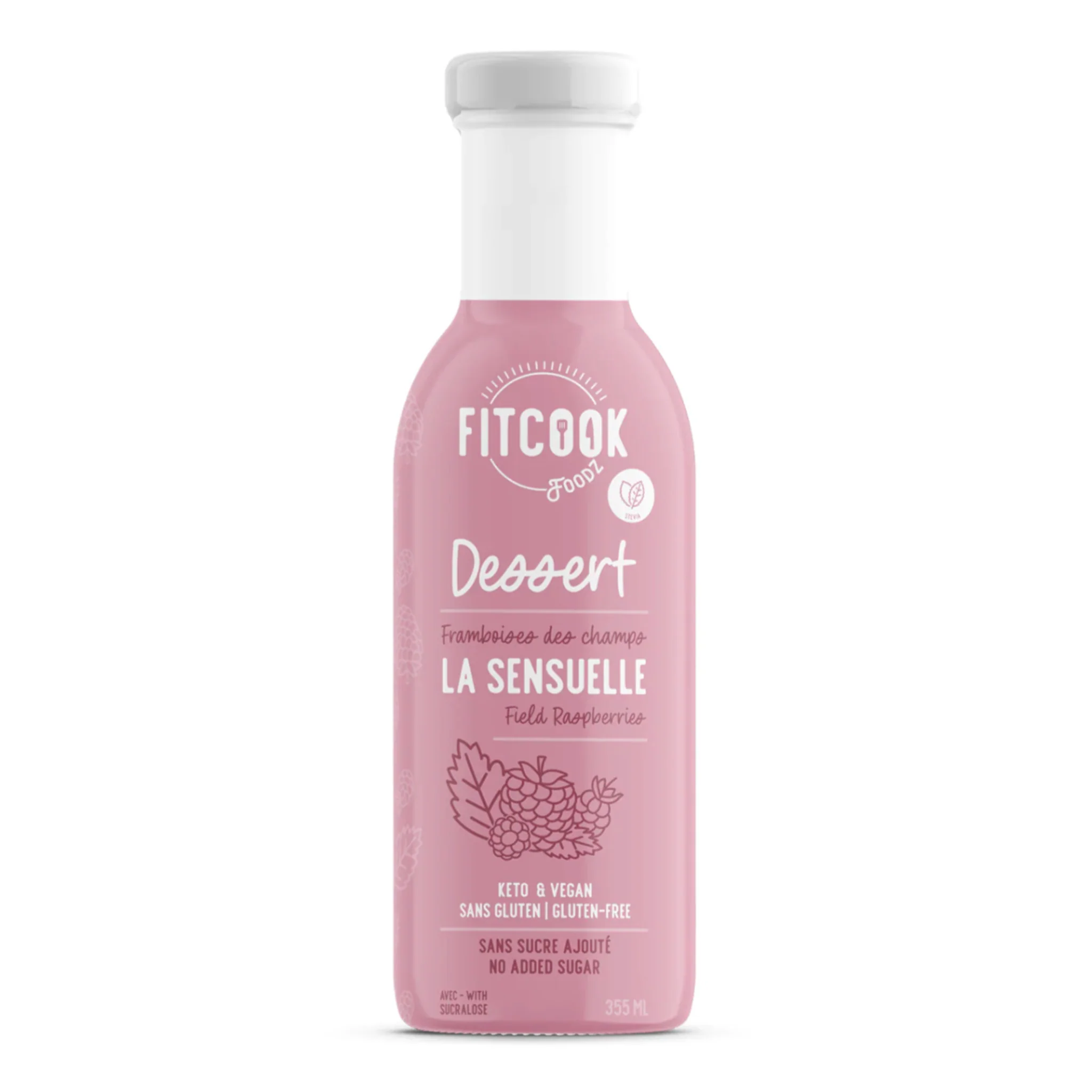 Fitcook Foodz Sugar-Free Dessert Field Raspberries Sauce (1 Bottle)