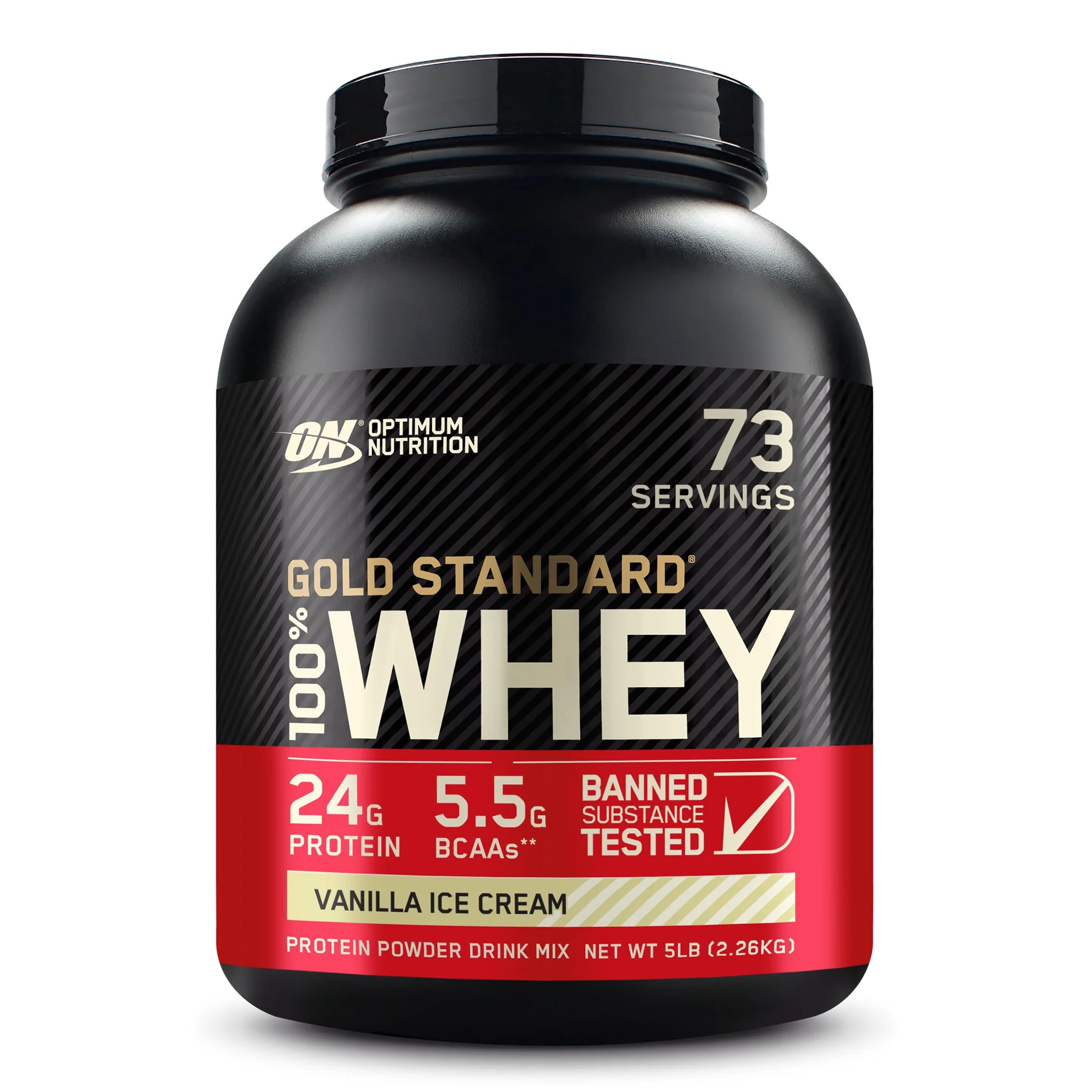 Optimum Nutrition Gold Standard 100% Whey Protein (5lbs) - Image 3
