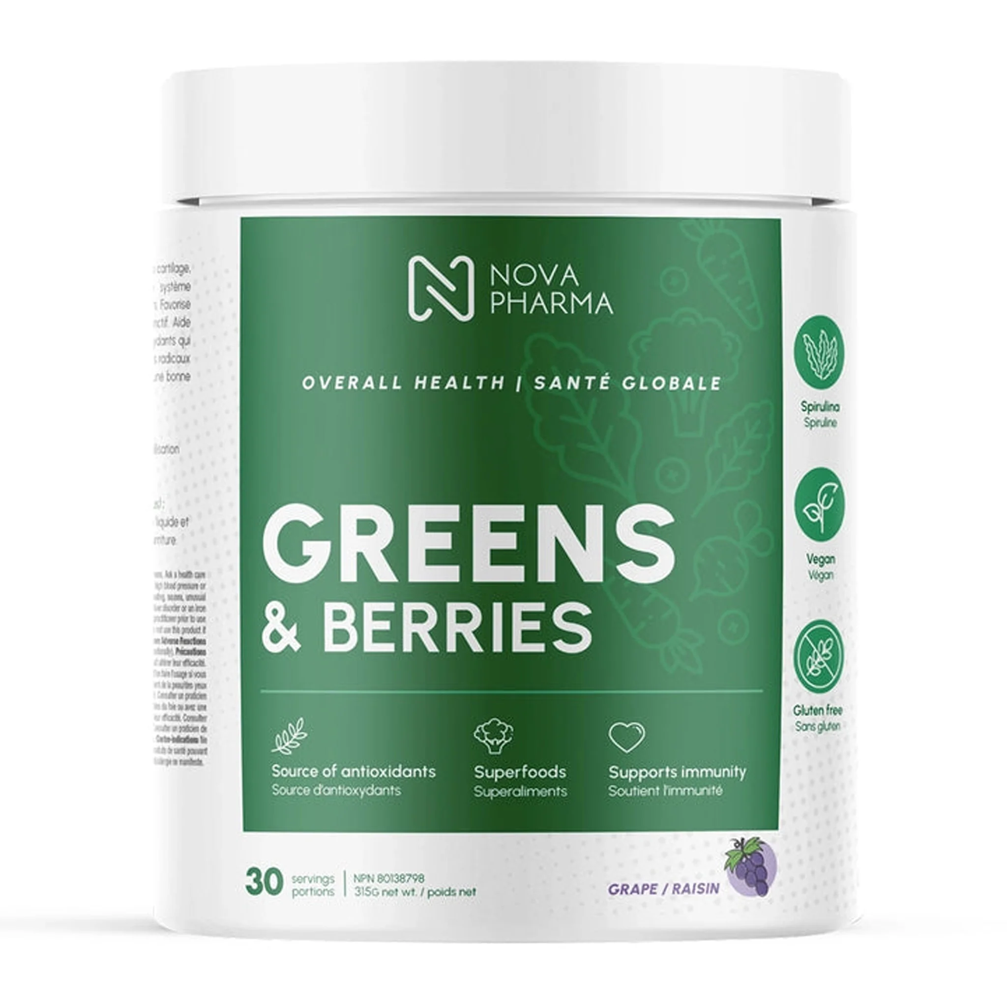 Nova Pharma Greens and Berries (30 Servs) - Image 6