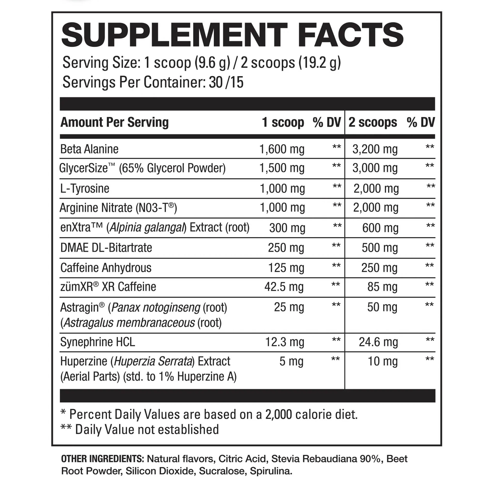 HD Muscle PreHD Black Pre-Workout (30 Servs) - Image 2