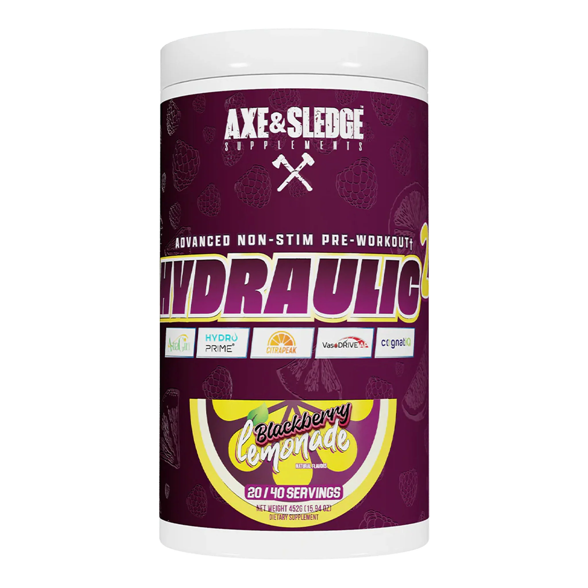 Axe & Sledge Hydraulic V2 Non-Stim Pre-Workout (40 Servs)