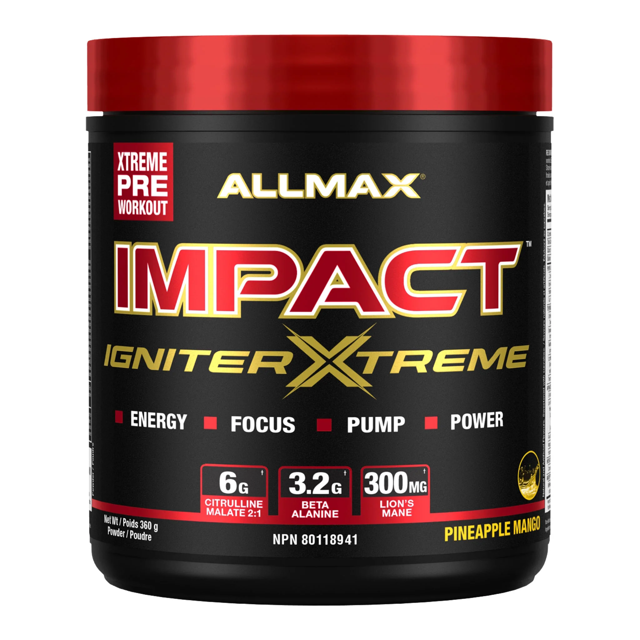 Allmax Impact Igniter Xtreme (40 Servs) - Image 3