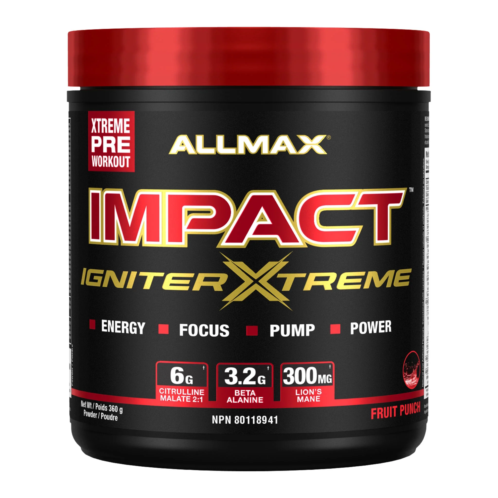 Allmax Impact Igniter Xtreme (40 Servs) - Best Before 06/25 - Image 4
