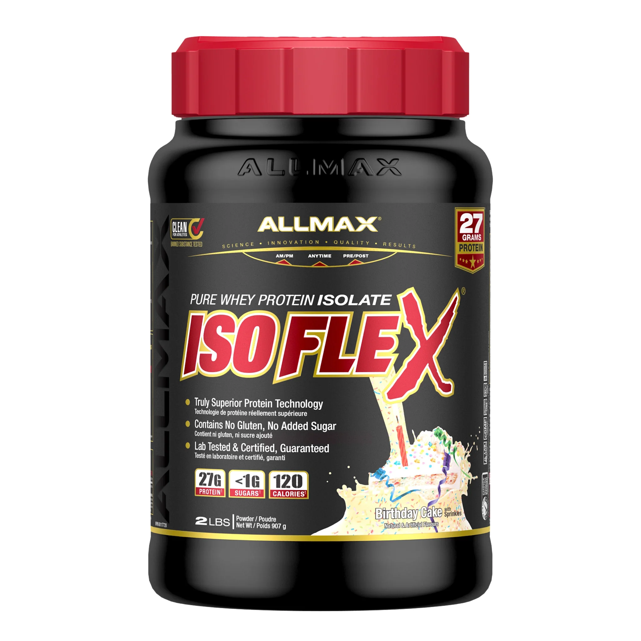 Allmax Isoflex Whey Protein isolate (2lbs) - Image 3