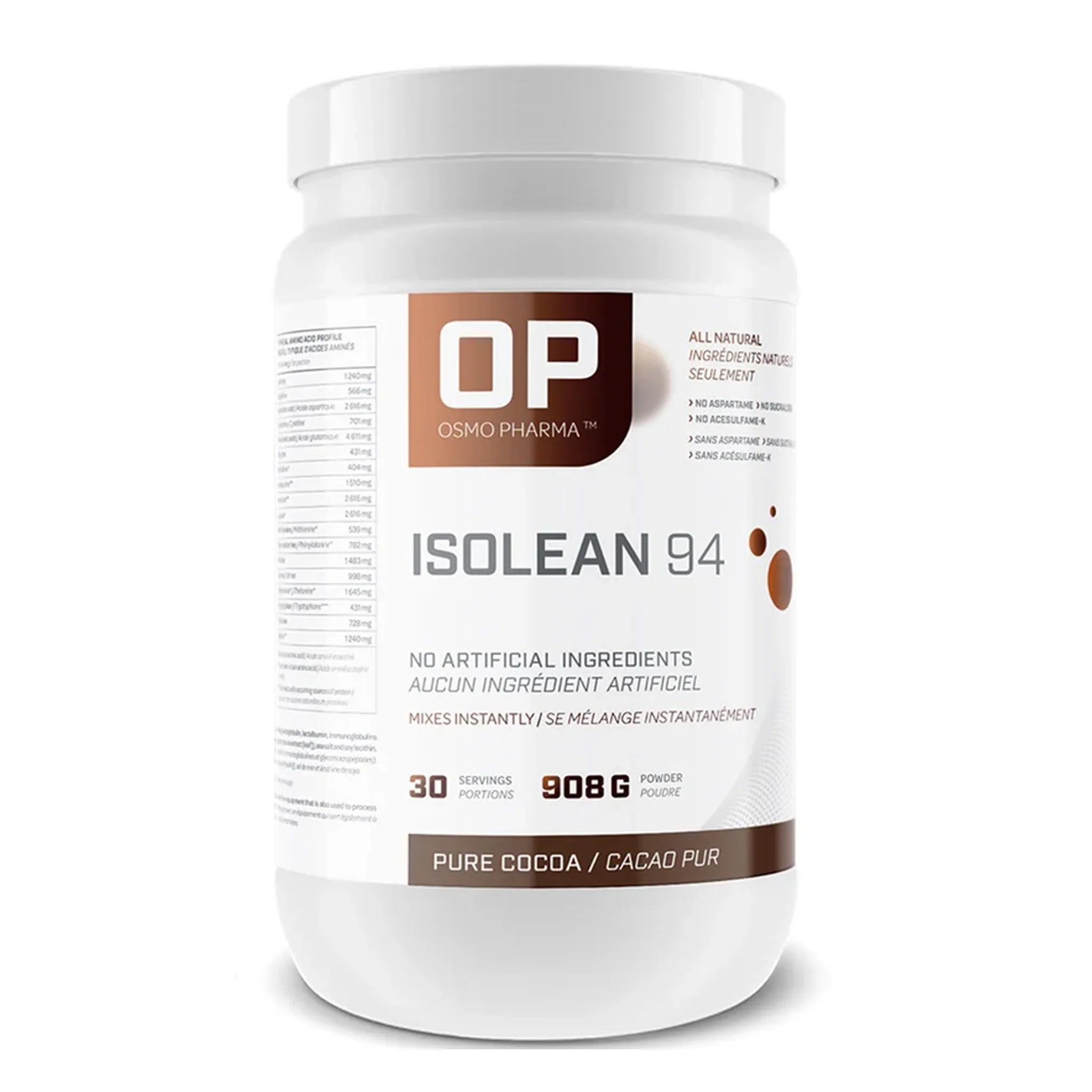 Osmo Pharma Isolean 94 Whey Protein Isolate (2lbs) - Image 4