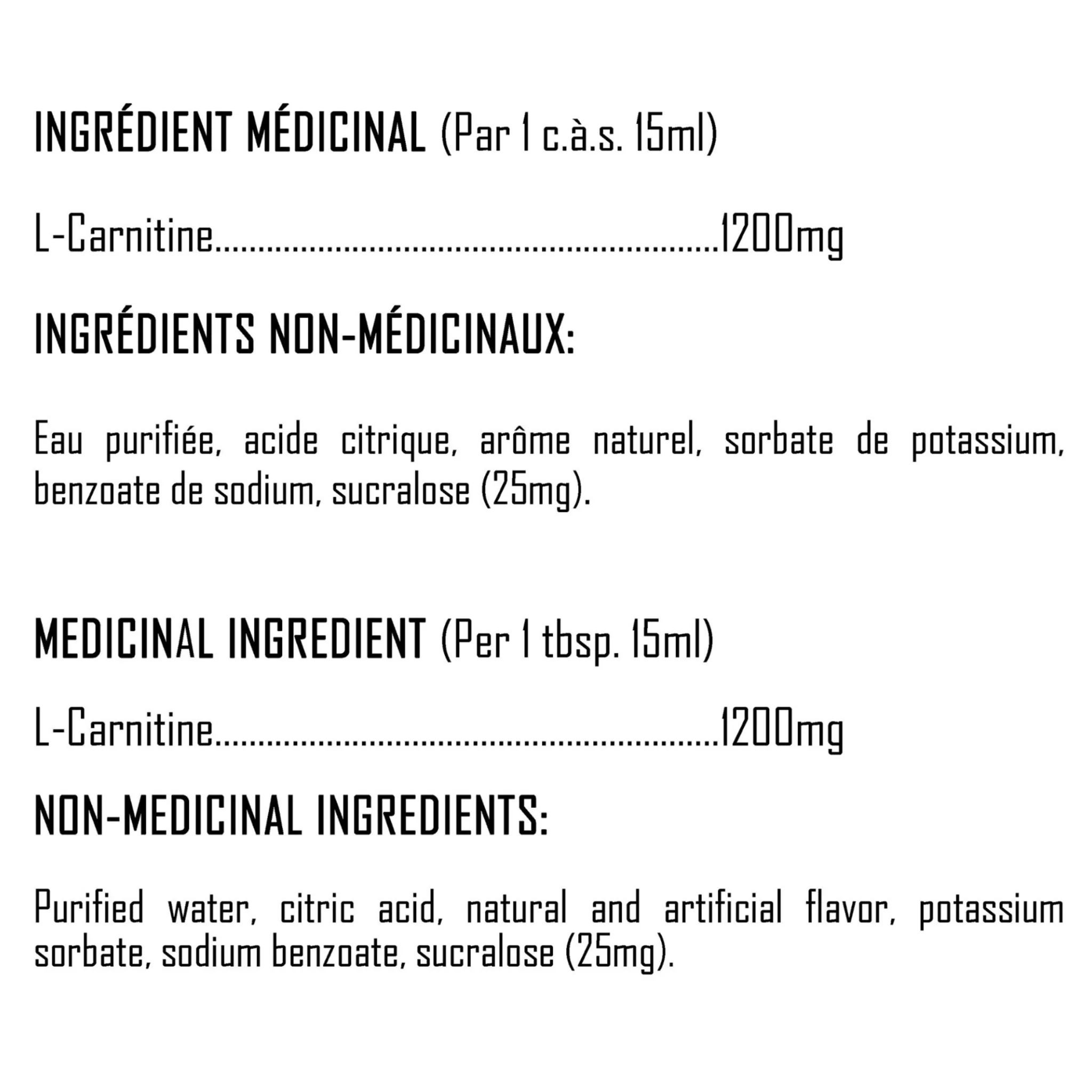 XPN Liquid L-Carnitine (500ml) - Image 2