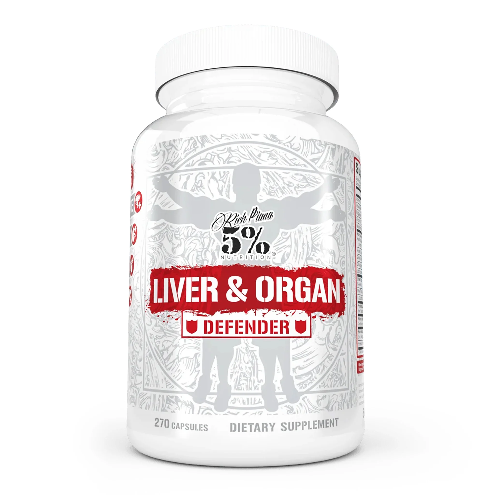 5% Nutrition Liver And Organ Defender (270 Caps)