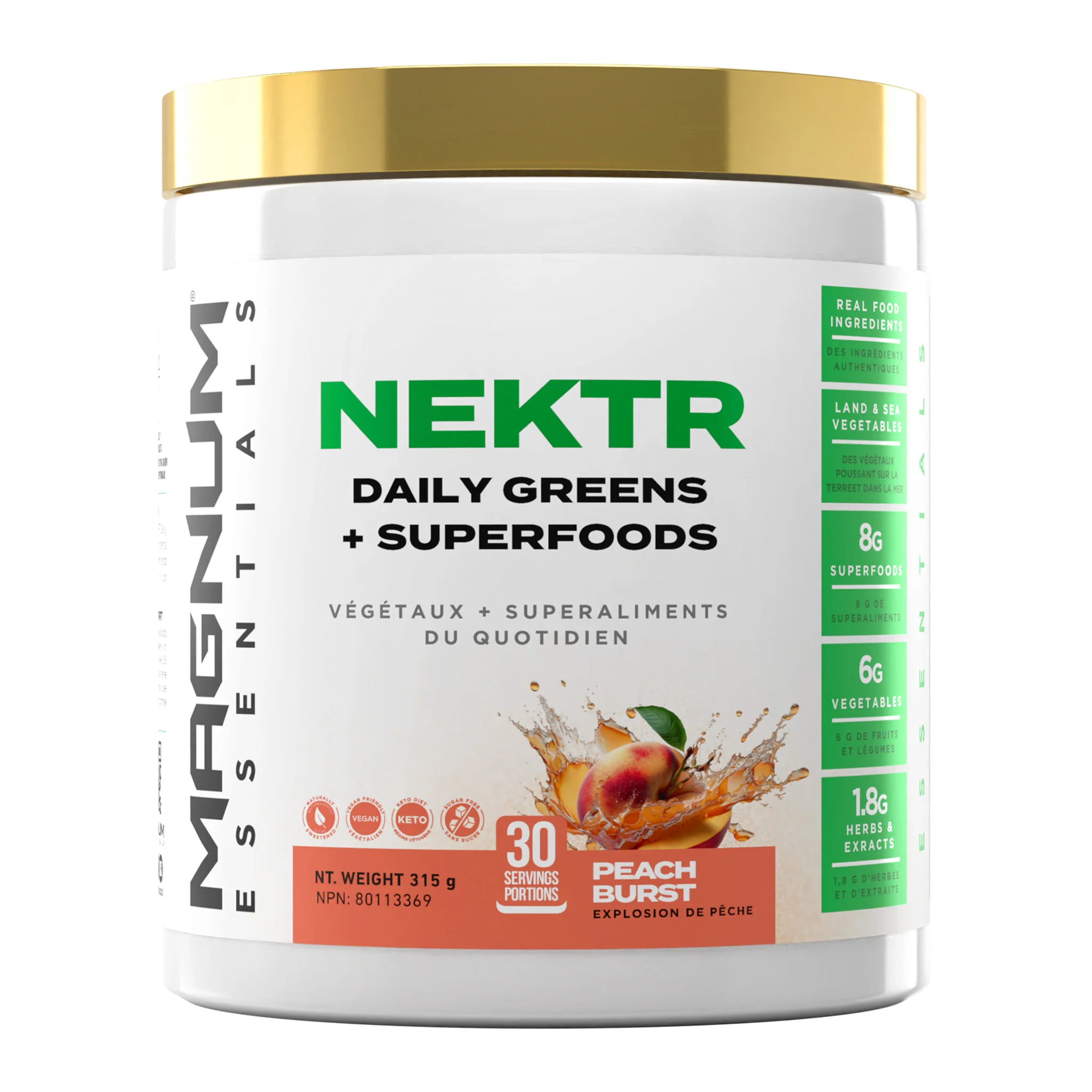Magnum Nektr Daily Greens Superfoods (30 Servs)