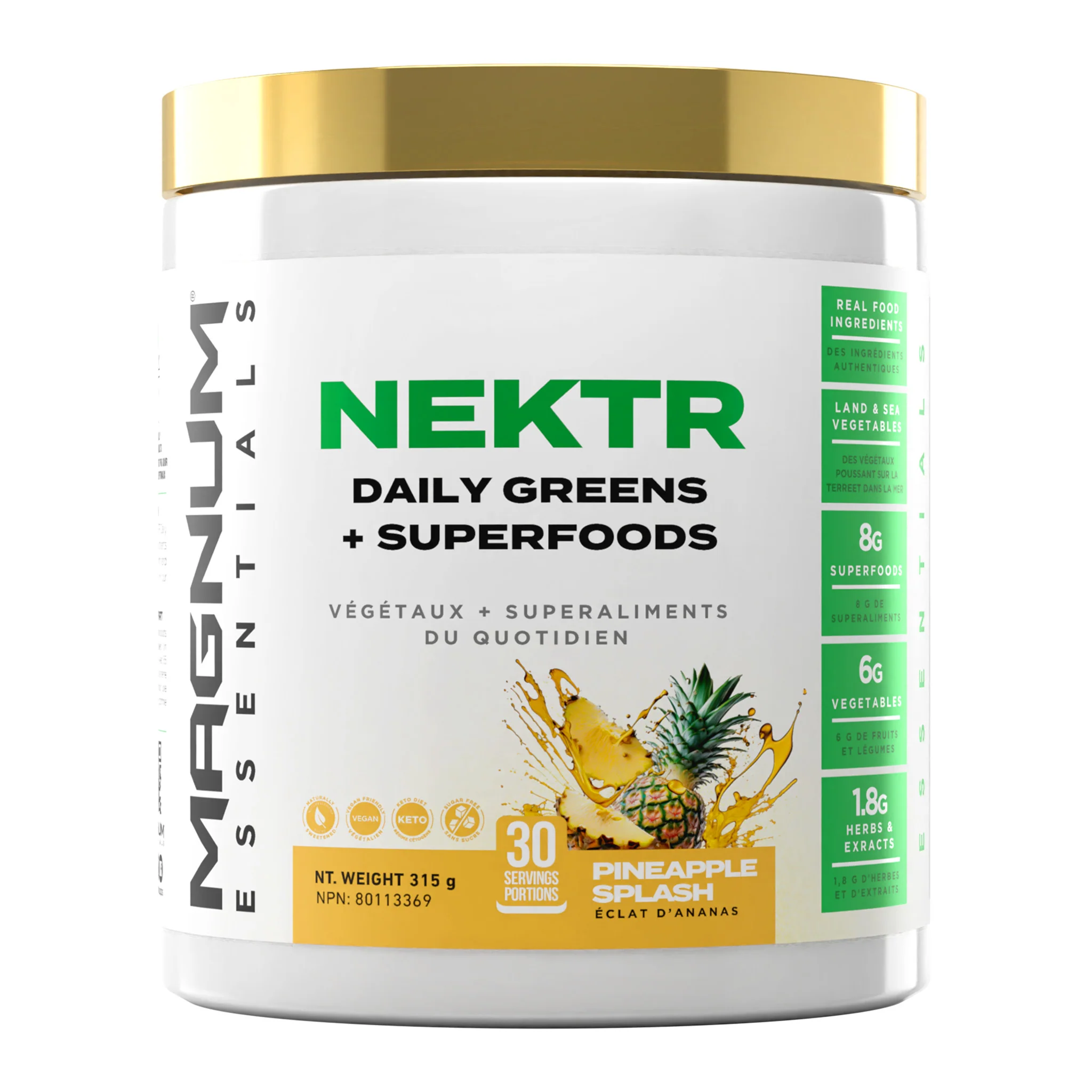 Magnum Nektr Daily Greens Superfoods (30 Servs) - Image 3