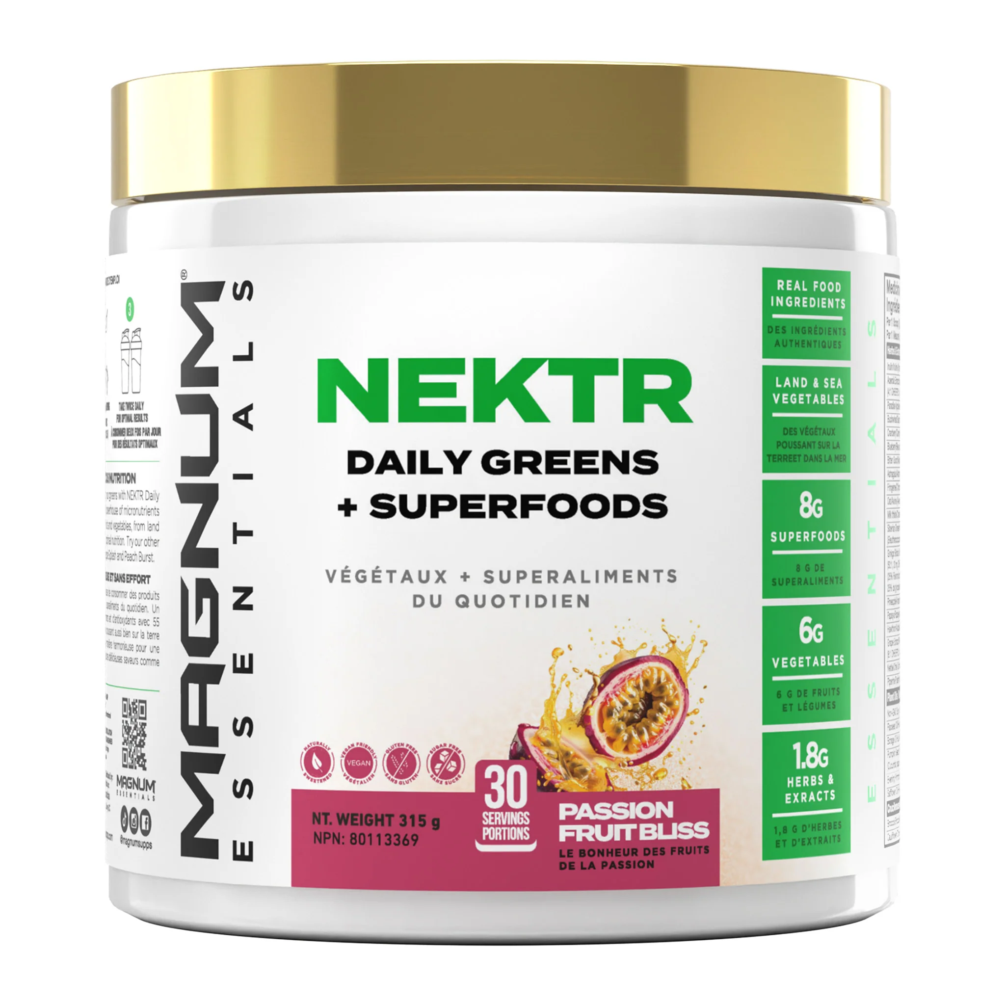 Magnum Nektr Daily Greens Superfoods (30 Servs) - Image 4