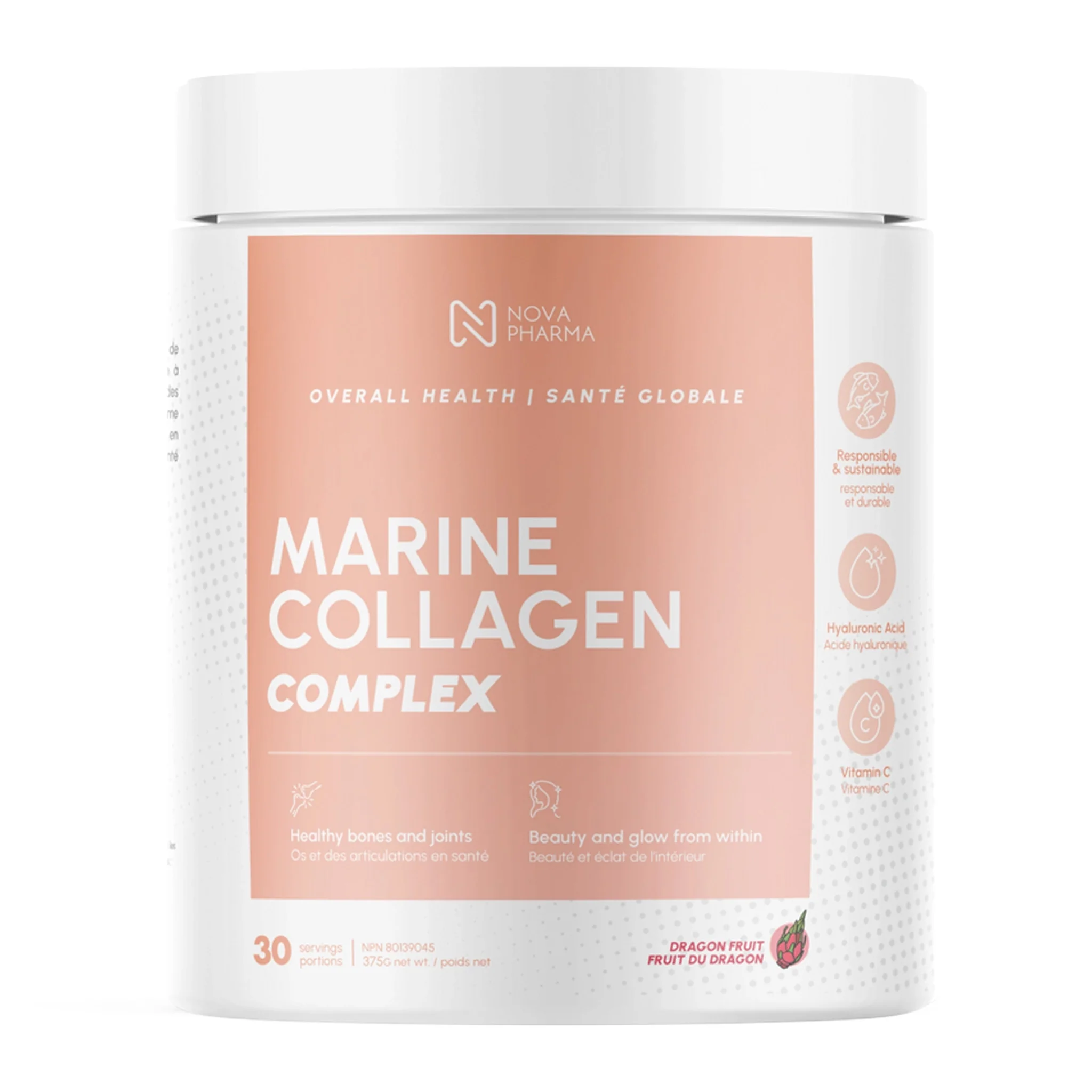Nova Pharma Marine Collagen (30 Servs) - Image 3