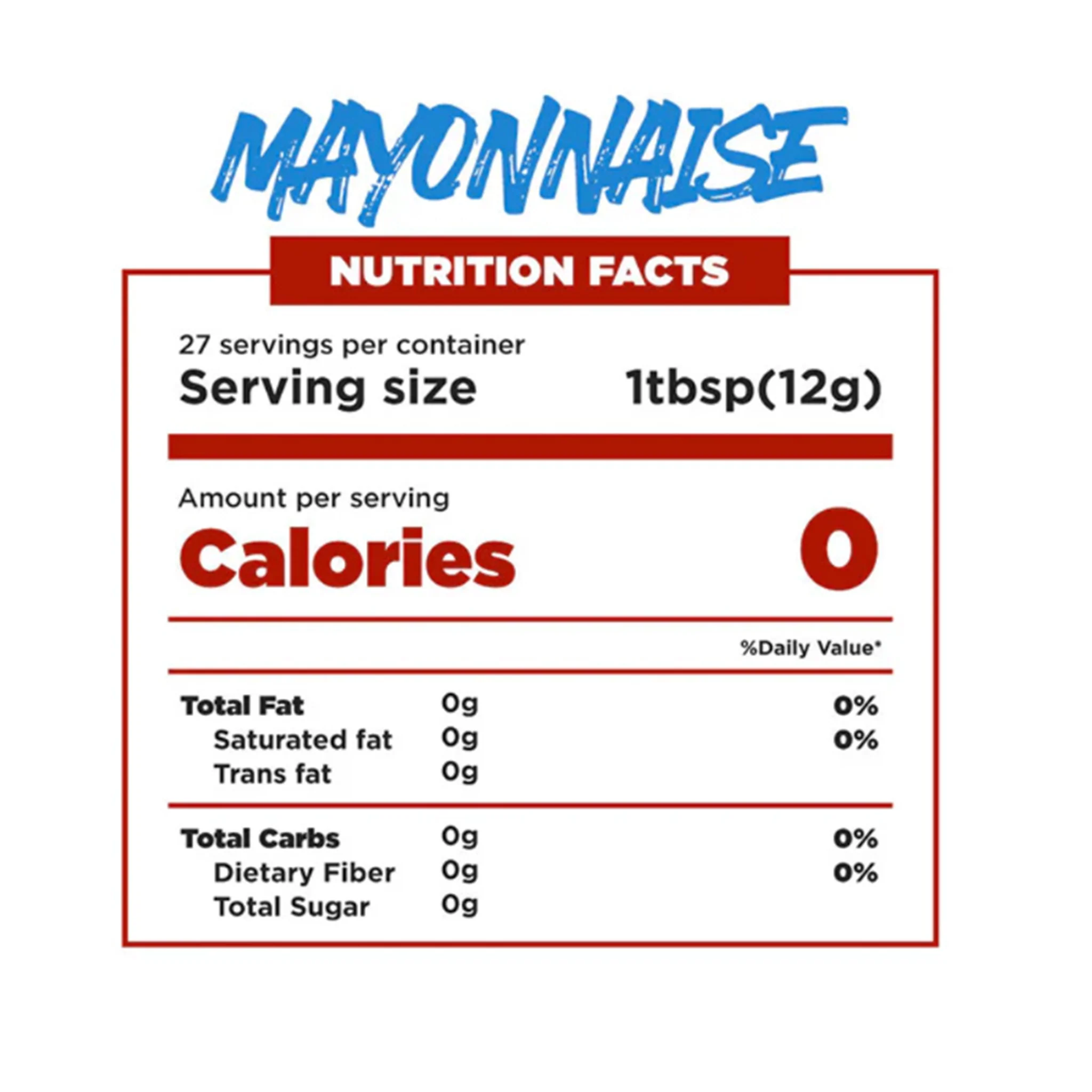 Mrs. Taste Zero Calories Mayonnaise (335g) - Image 3