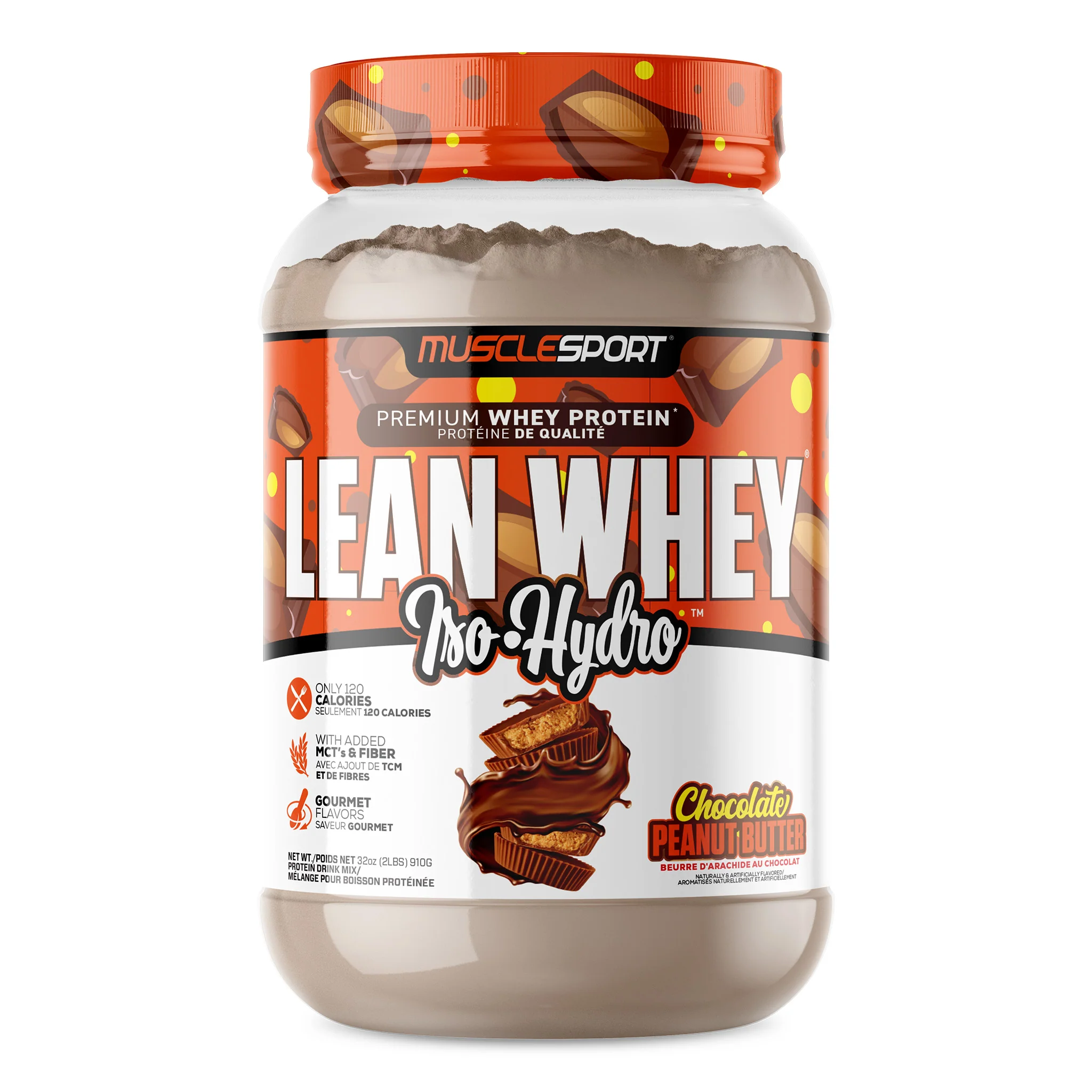 Musclesport Lean Whey Iso Hydro Protein Powder (2lbs) - Image 5