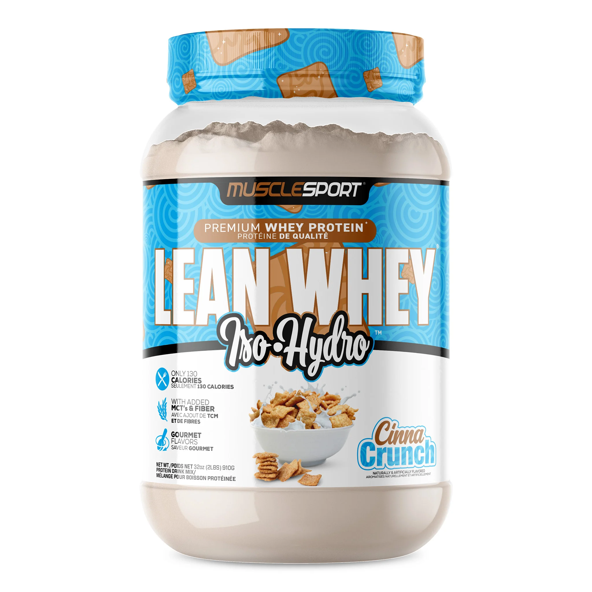 Musclesport Lean Whey Iso Hydro Protein Powder (2lbs) - Image 6
