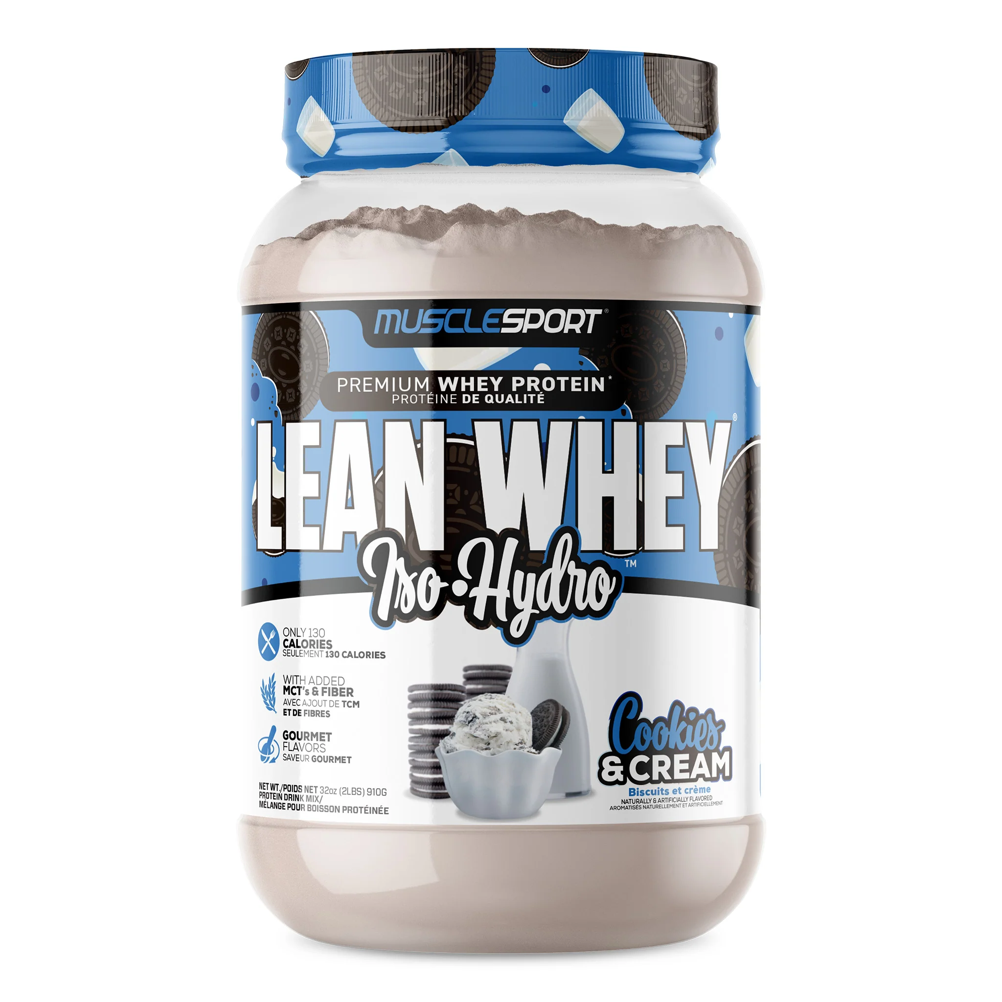 Musclesport Lean Whey Iso Hydro Protein Powder (2lbs) - Image 7