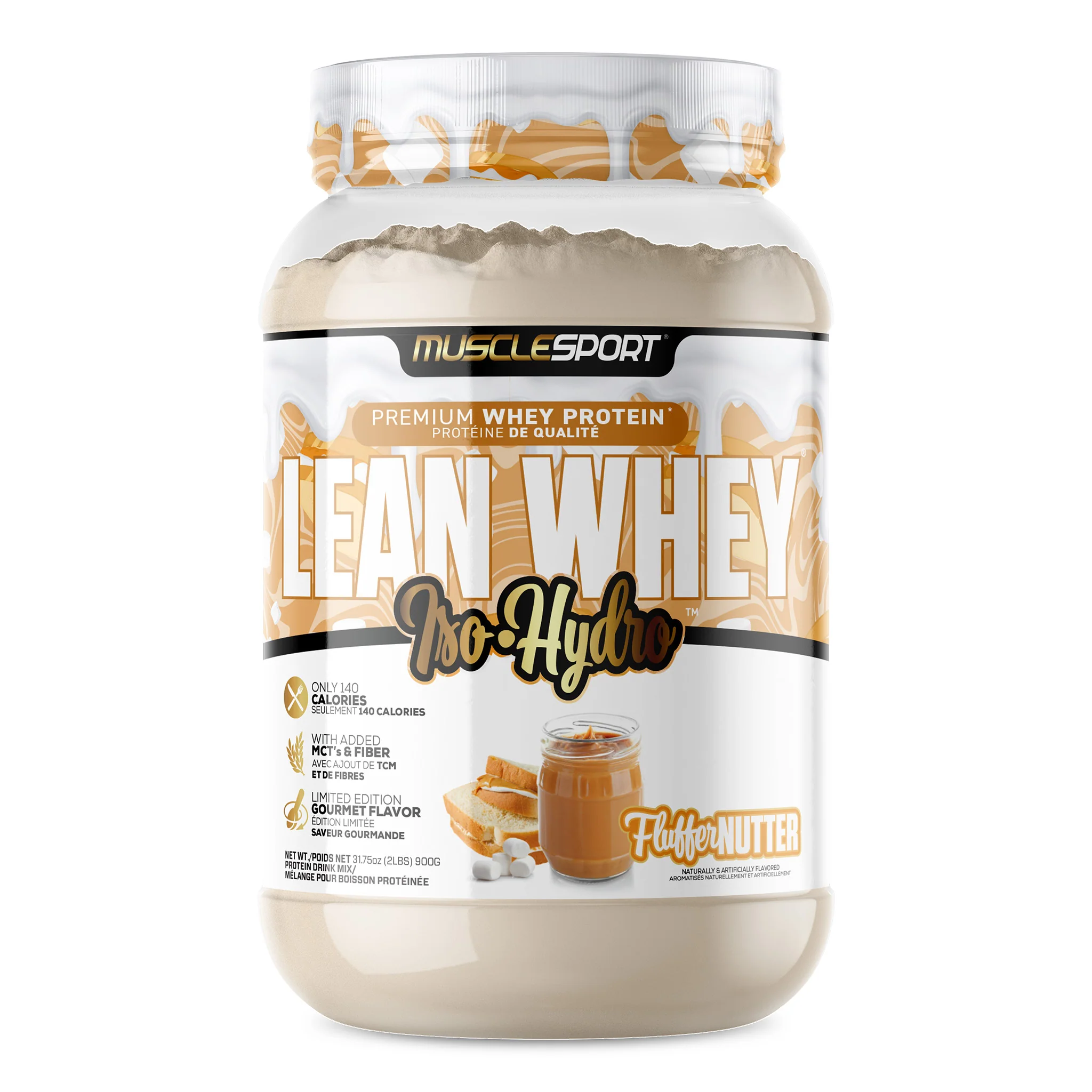 Musclesport Lean Whey Iso Hydro Protein Powder (2lbs) - Image 9