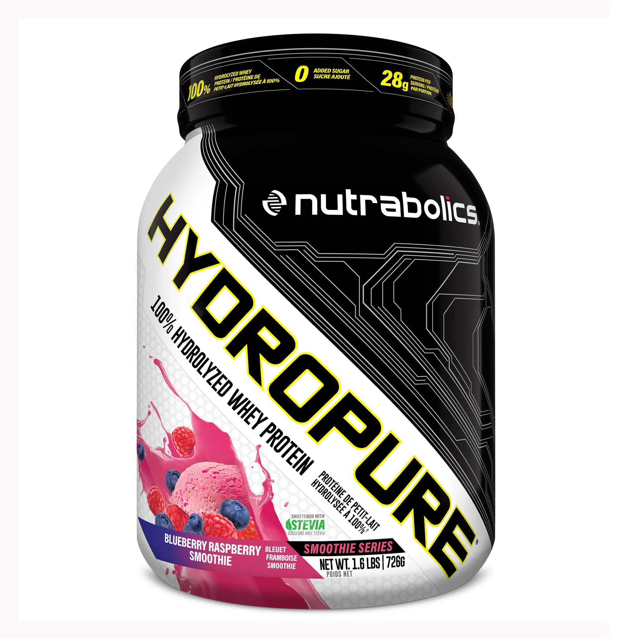 Nutrabolics Hydropure Hydrolyzed Whey Protein Isolate (1.6lbs) - Image 3