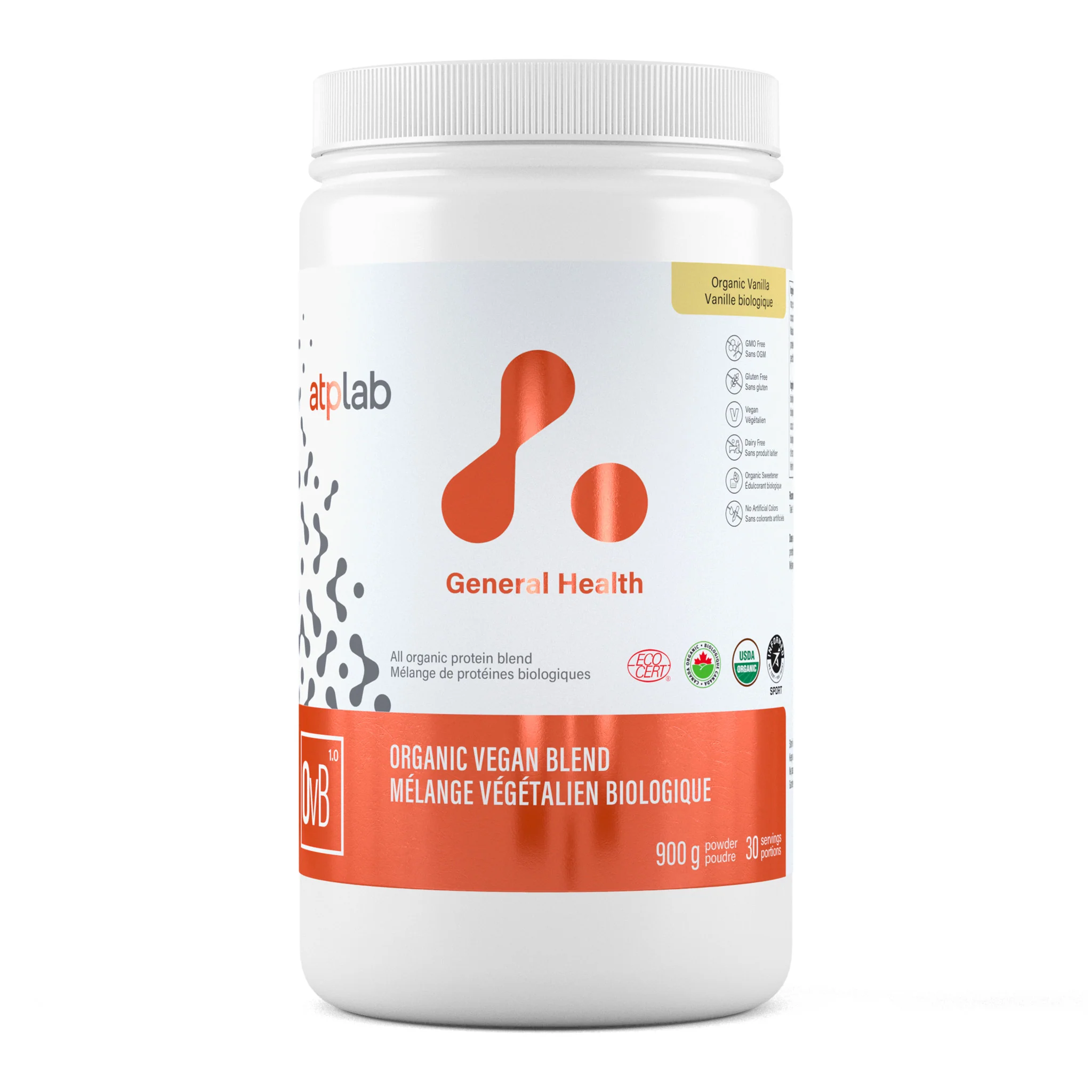 ATP Lab Organic Vegan Blend Protein (900g) - Image 3