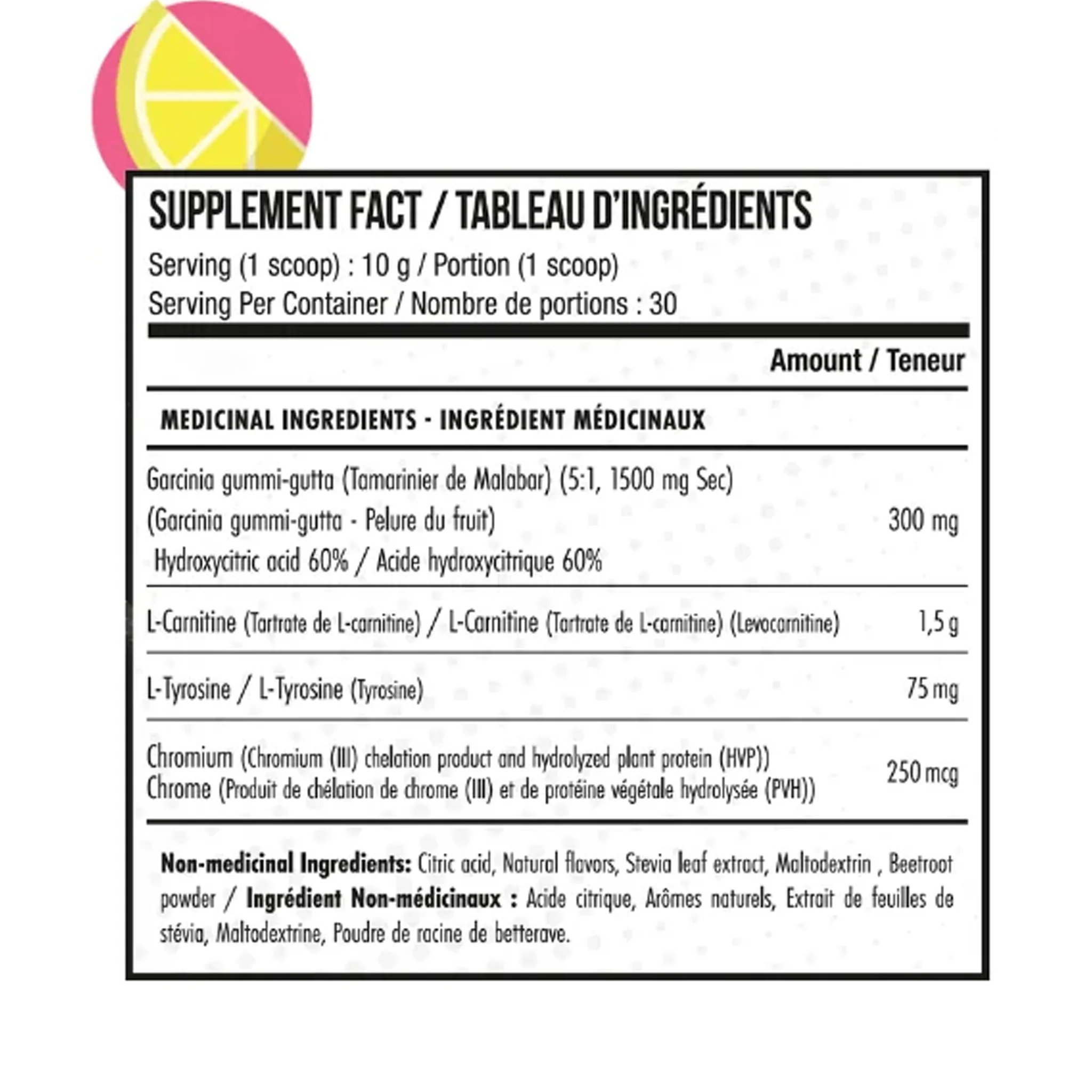 Nova Pharma Pure Slim Burner (30 Servs) - Image 2