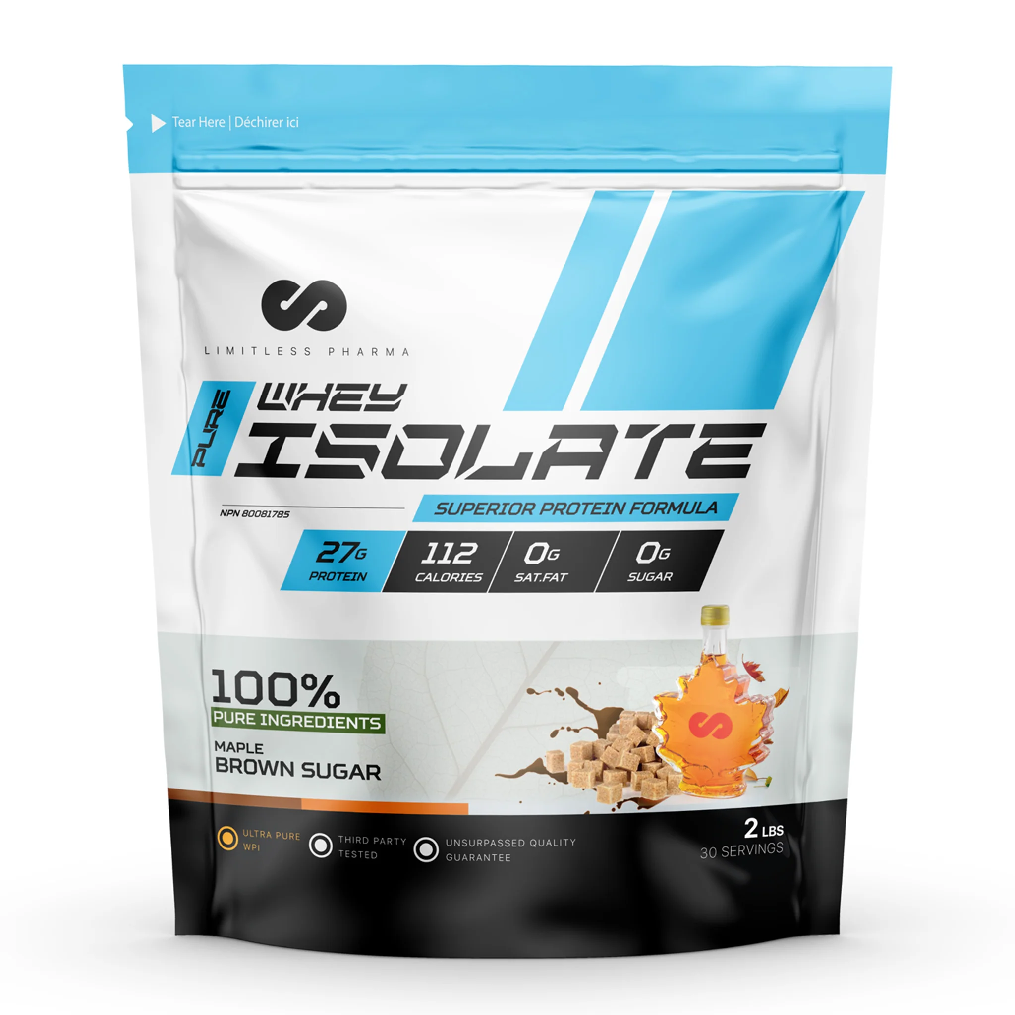 Limitless Pharma Pure Whey Isolate Protein (2lbs) - Image 8