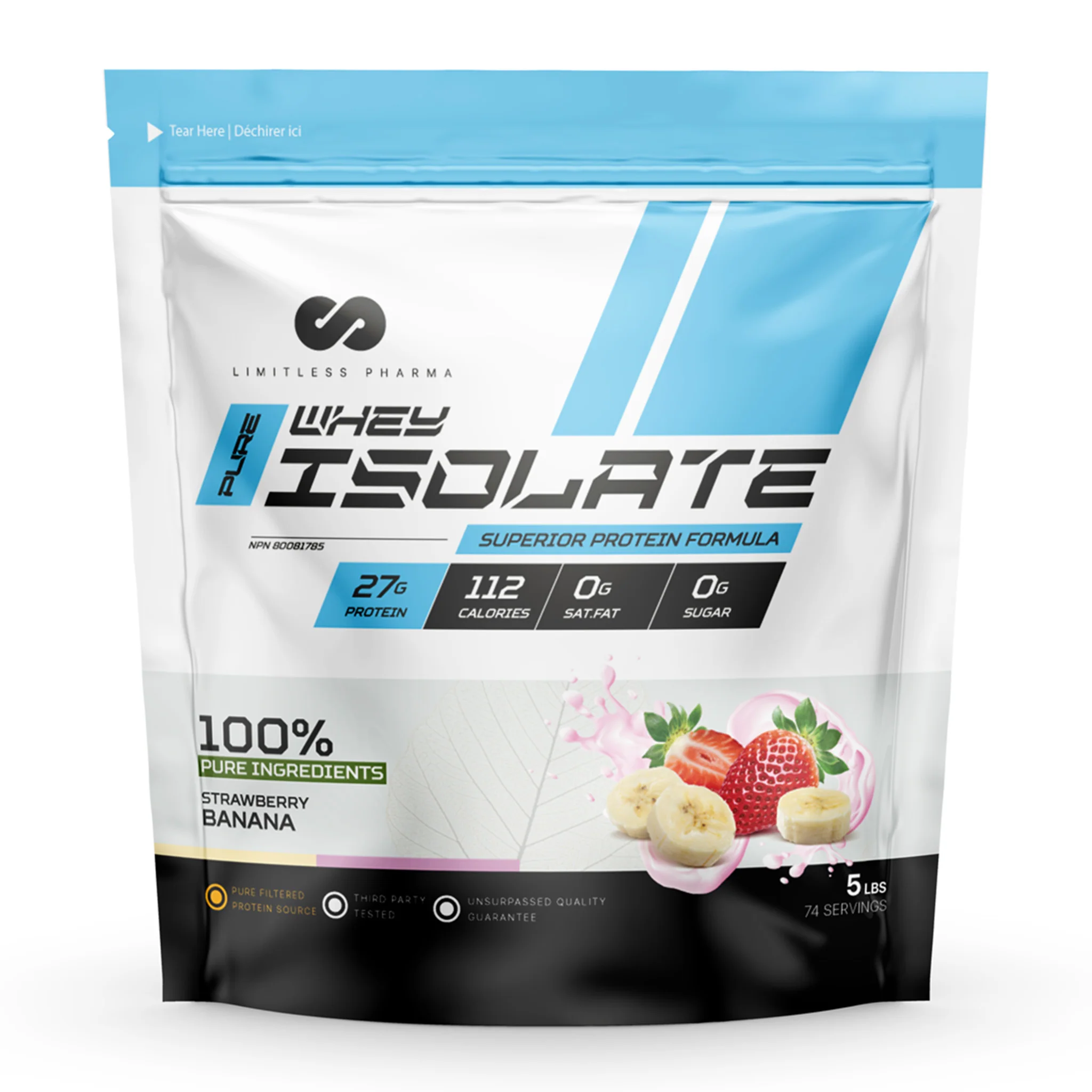 Limitless Pharma Pure Whey Isolate Protein (5lbs) - Image 11