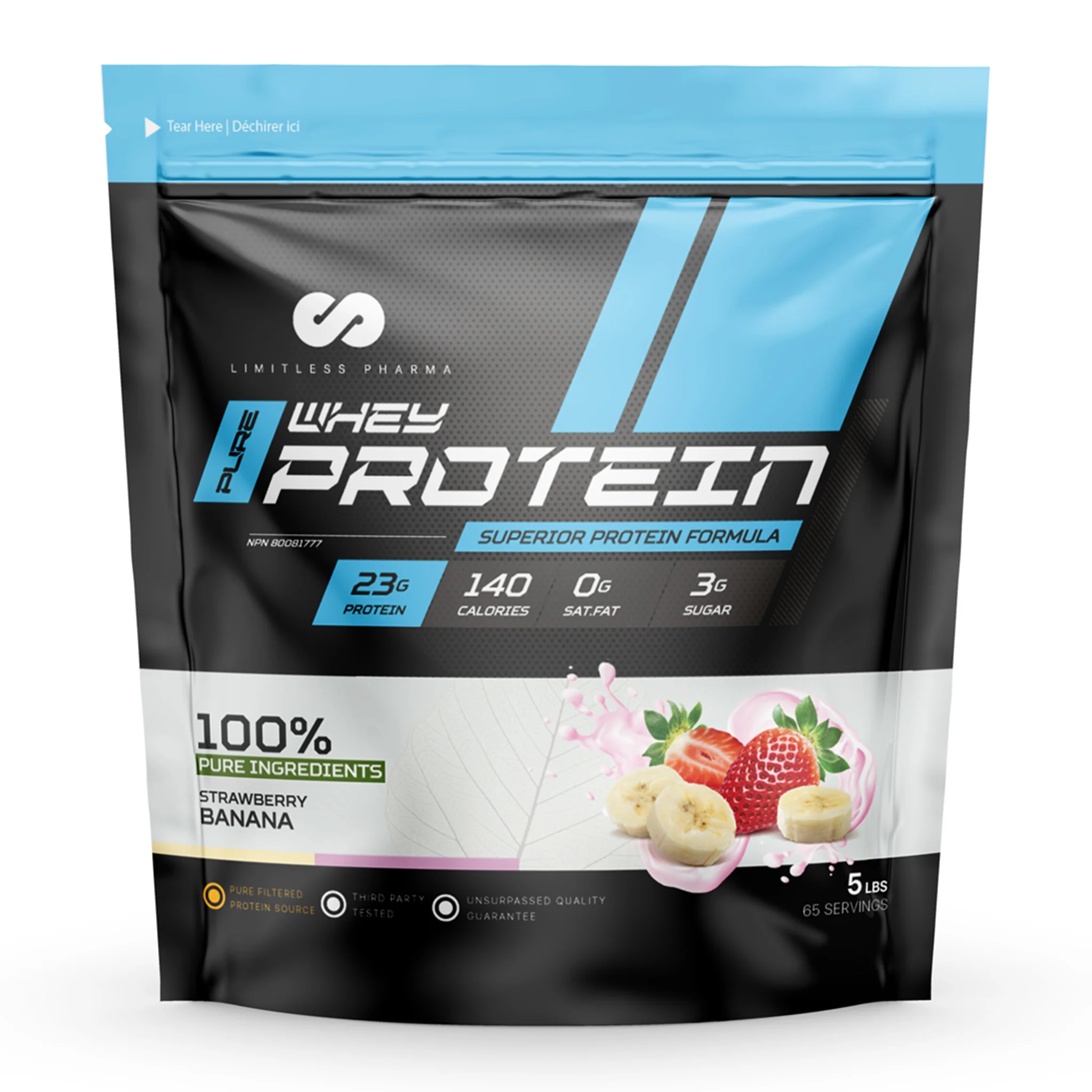 Limitless Pharma Pure Whey Protein (5lbs) - Image 11