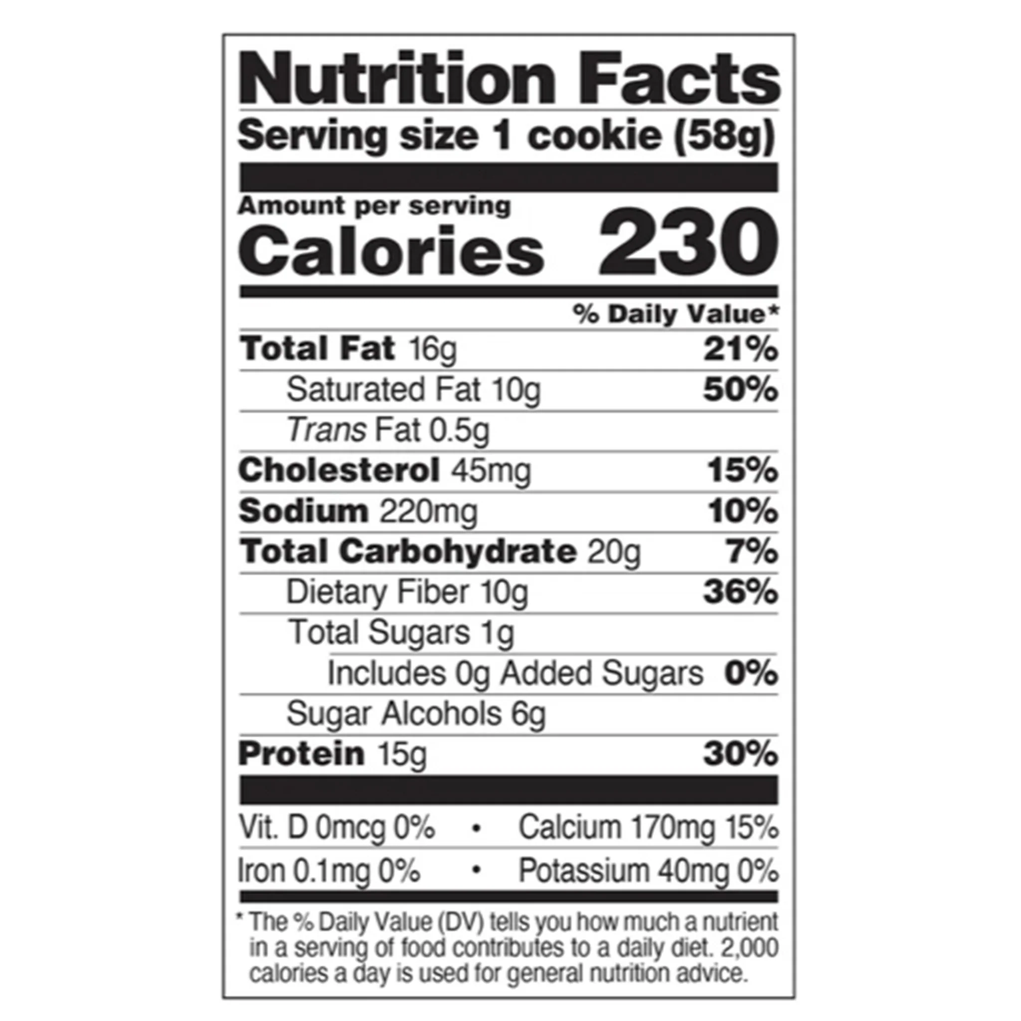Quest Protein Cookie Soft & Chewy (1 Cookie) - Image 2