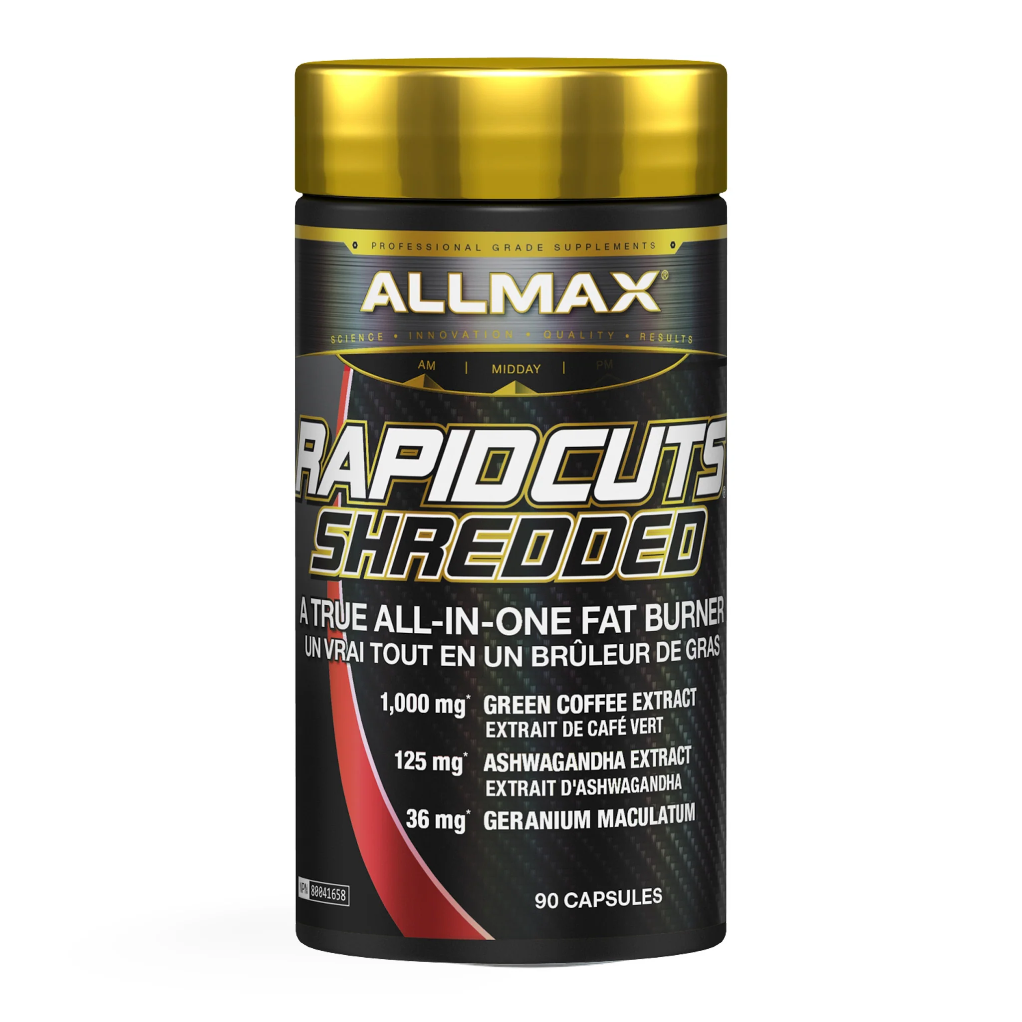 Allmax Rapidcuts Shredded Fat Burner (90 Caps)