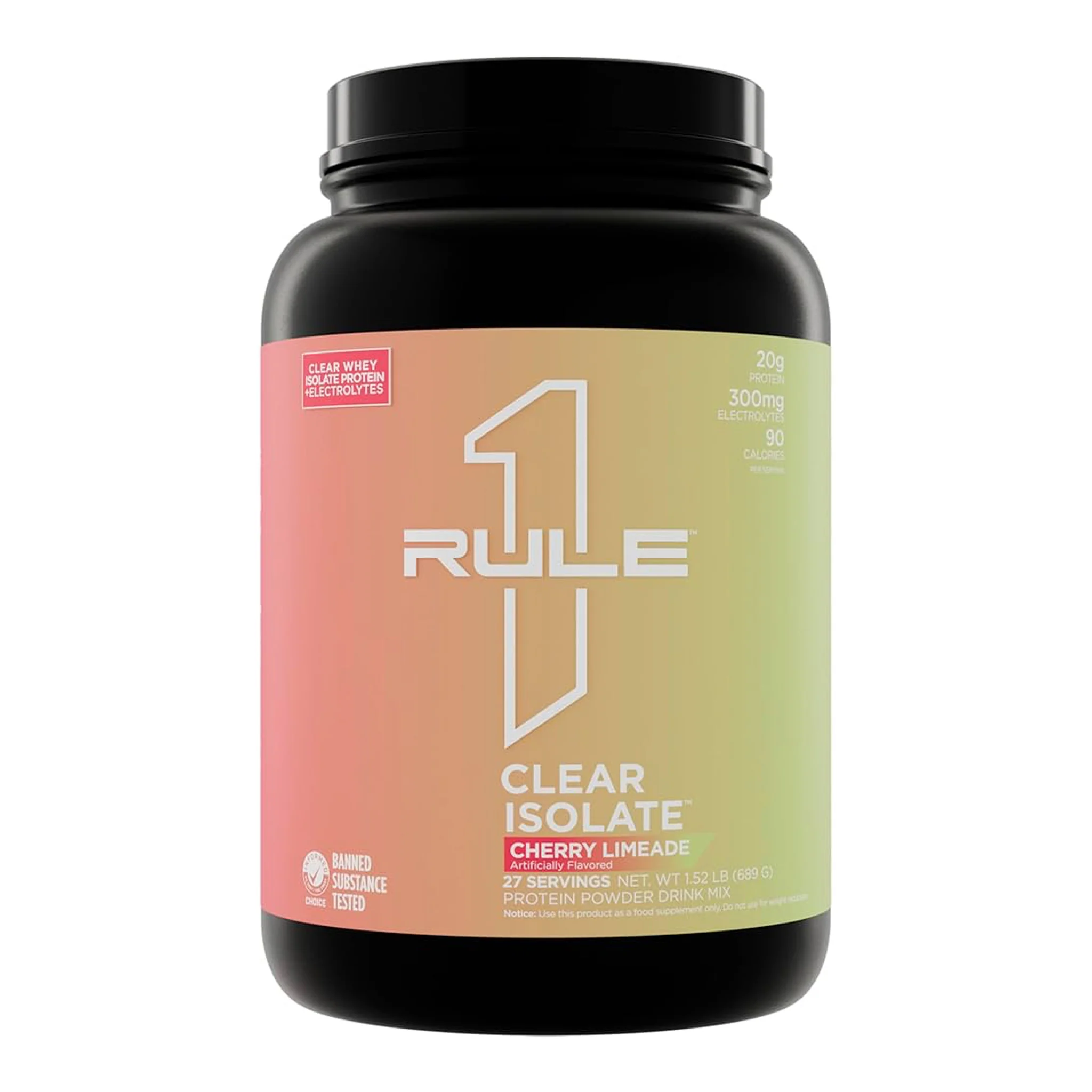 Rule1 Clear Isolate Whey Protein (27 Servs) - Image 3