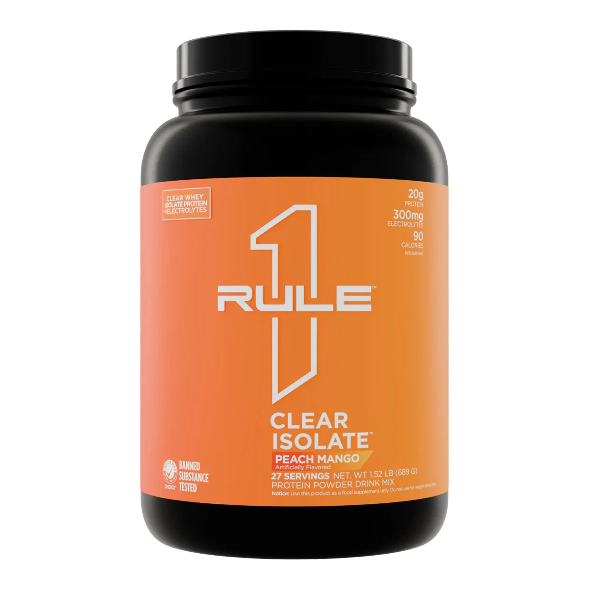 Rule1 Clear Isolate Whey Protein (27 Servs) - Image 4