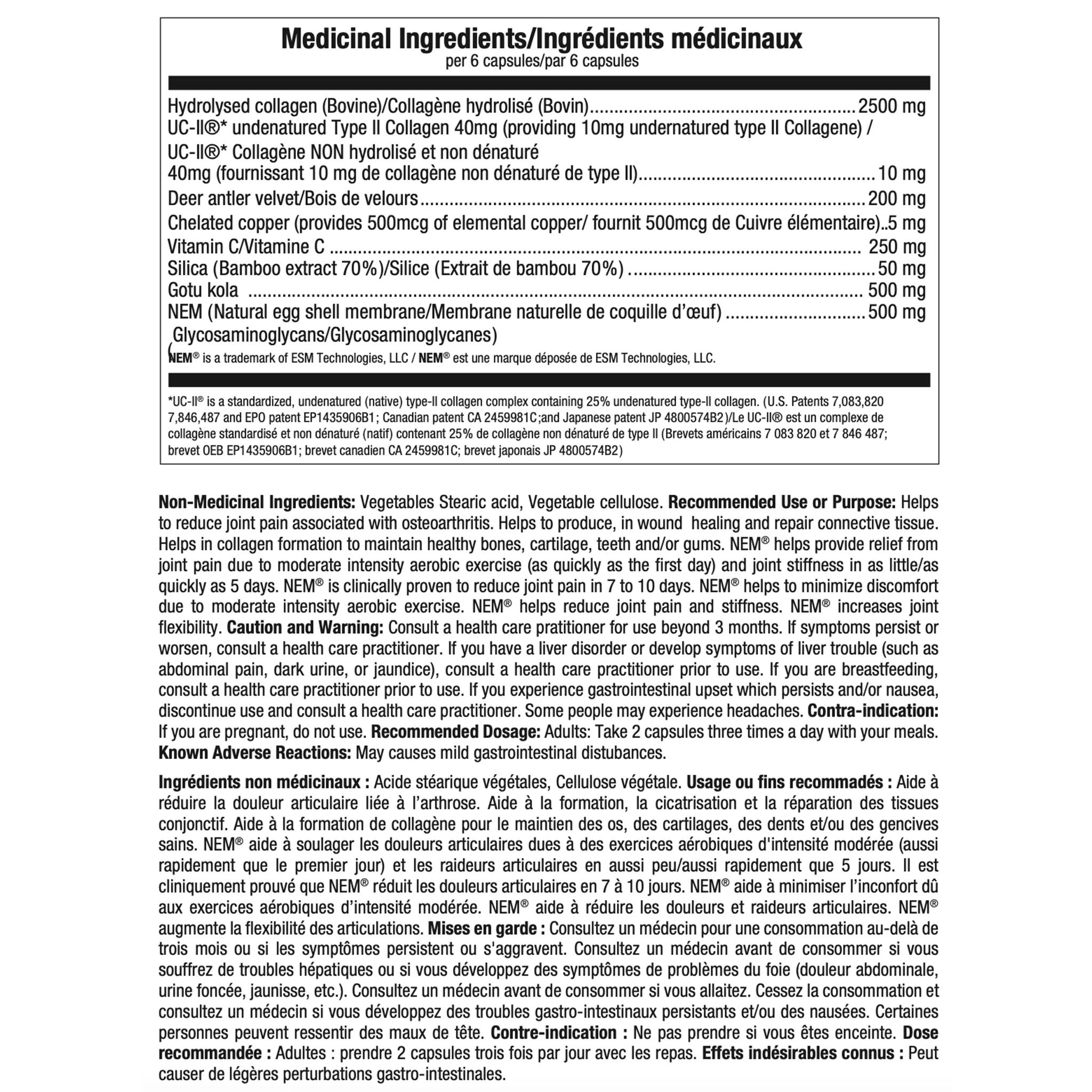 ATP Lab Syner Collagen (120 Caps) - Image 2