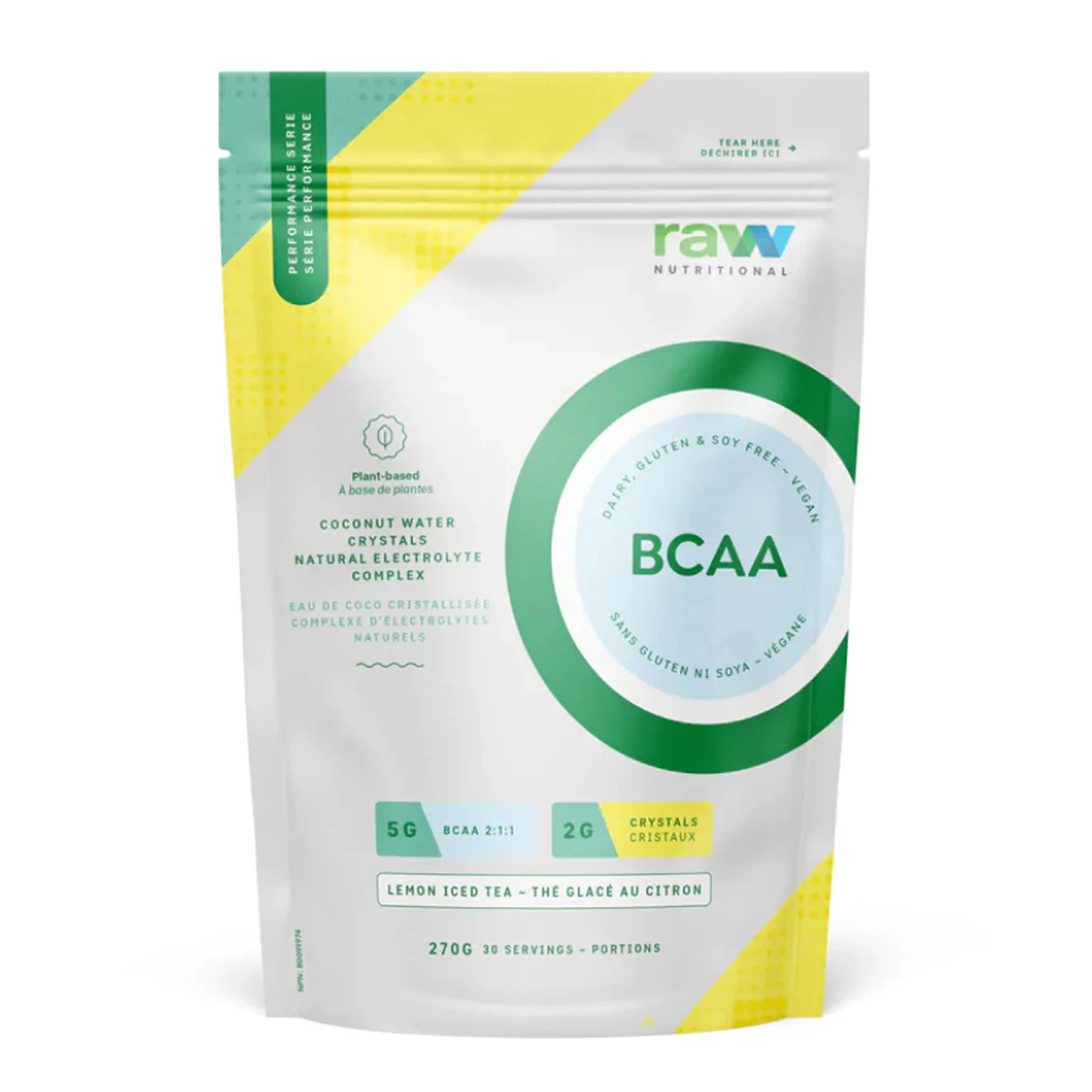Raw Nutritional Vegan Bcaa (30 Servs) - Image 3