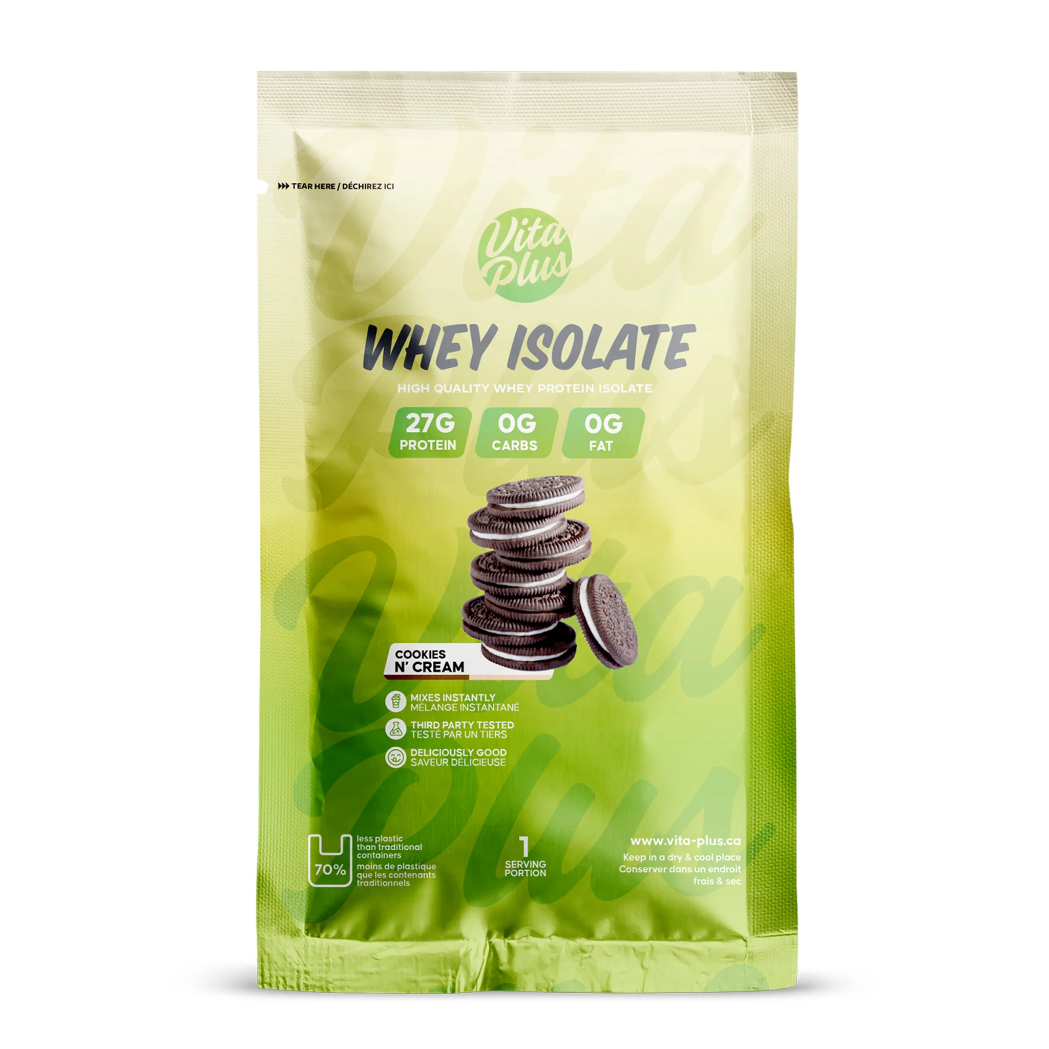 VP Isolate Cookies N' Cream Sample (1 Unit)