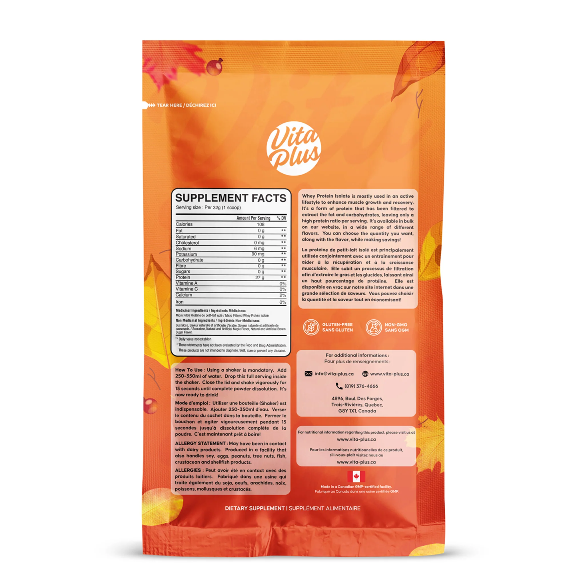 VP Isolate Maple Brown Sugar Sample (1 Unit) - Image 2