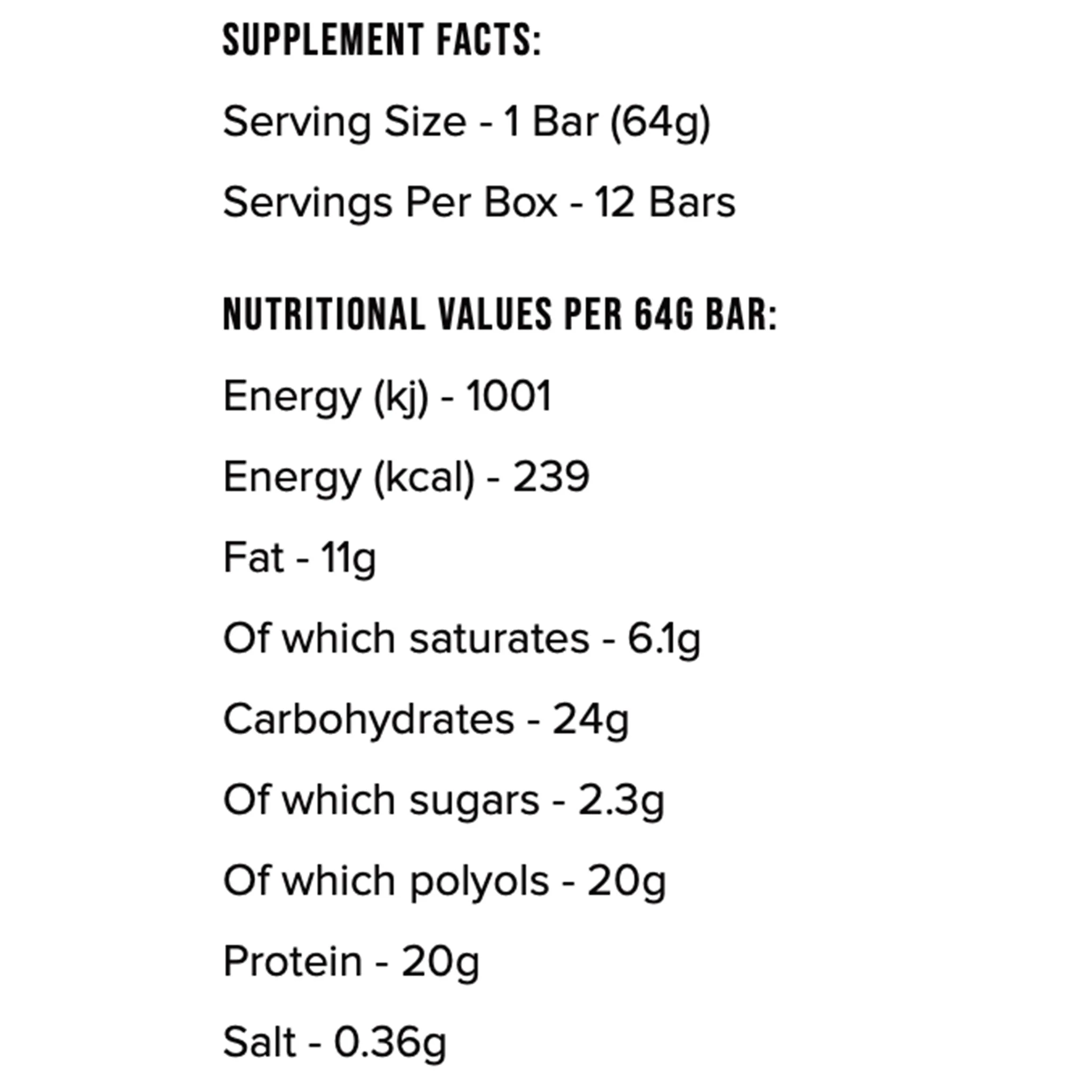 Warrior Crunch Protein Bars (1 Bar) - Image 3