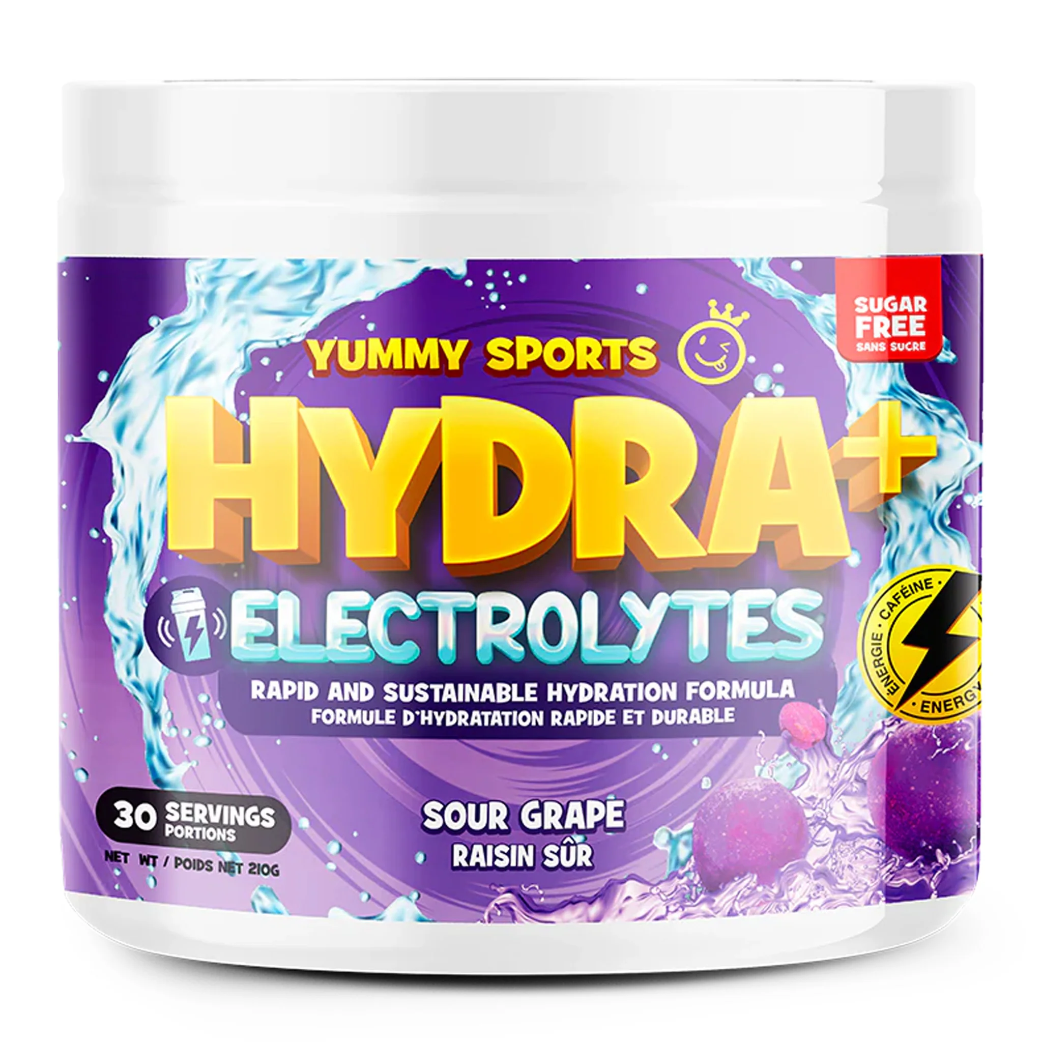 Yummy Sports Hydra+ Electrolytes with caffeine (210g) - Image 3